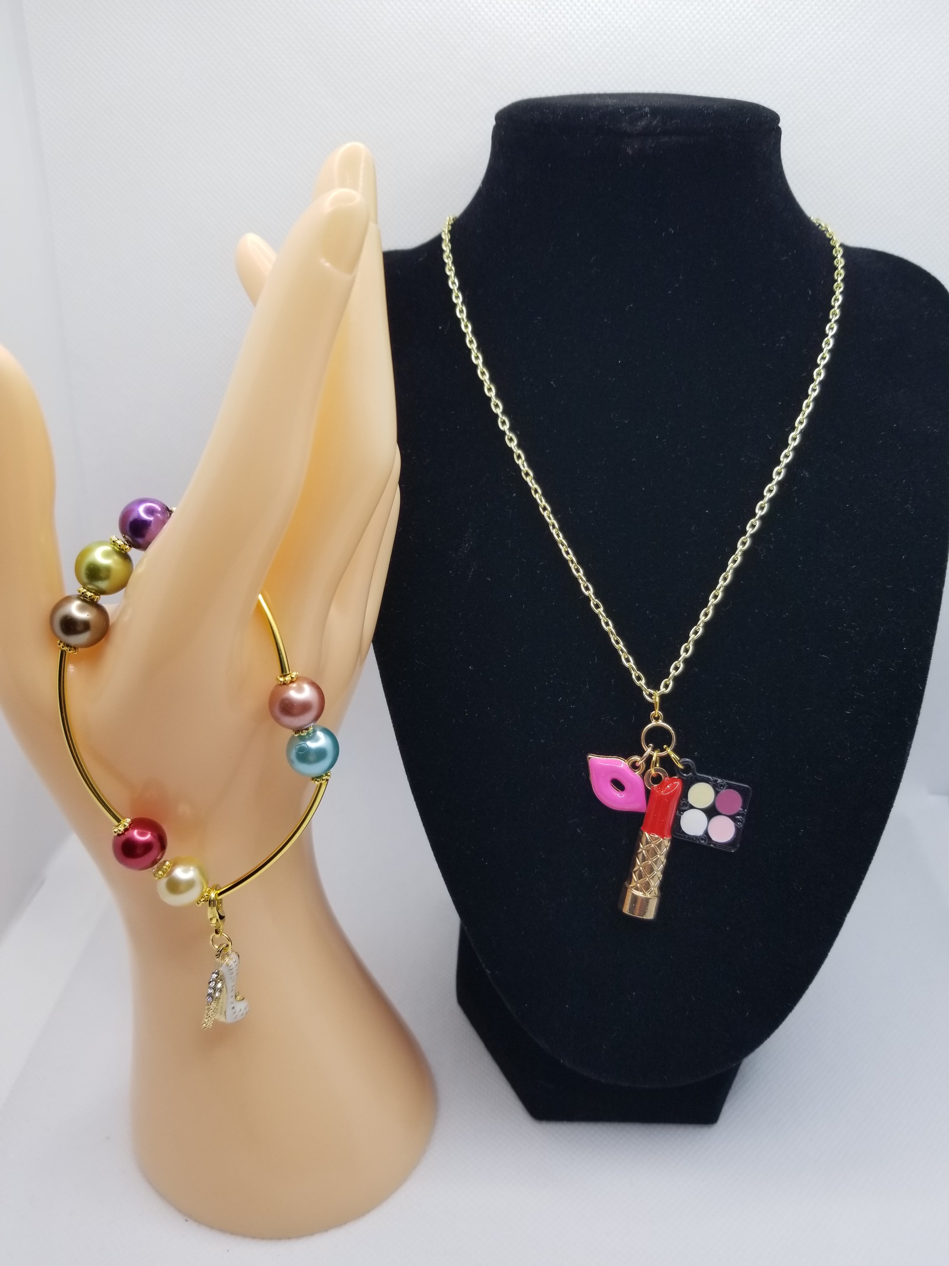 BUNDLE: Glamour & Flair Bracelet & Necklace (Faith-based)