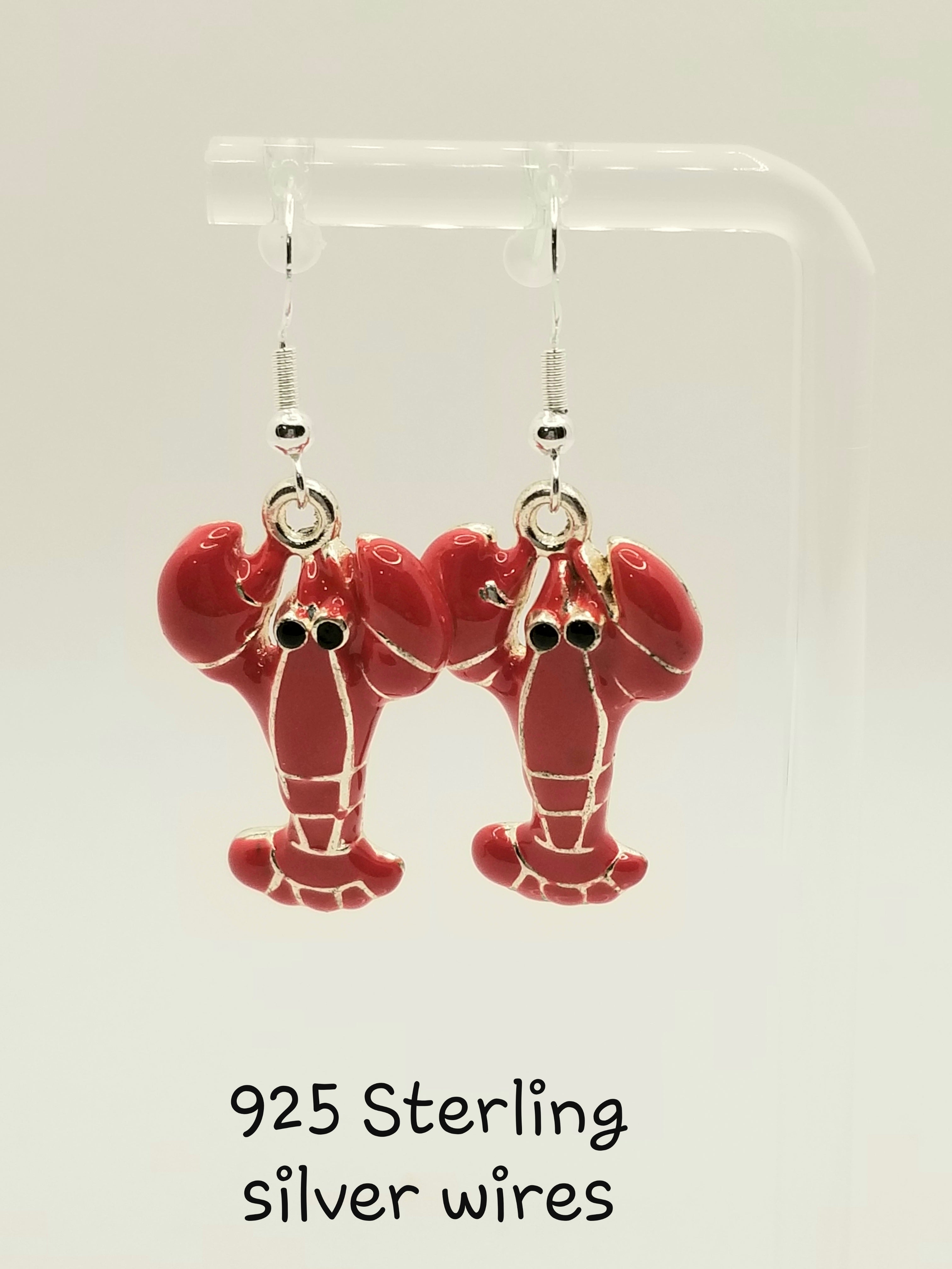 JUST FOR FUN BUNDLE: Love My Lobstah! Necklace & Earrings