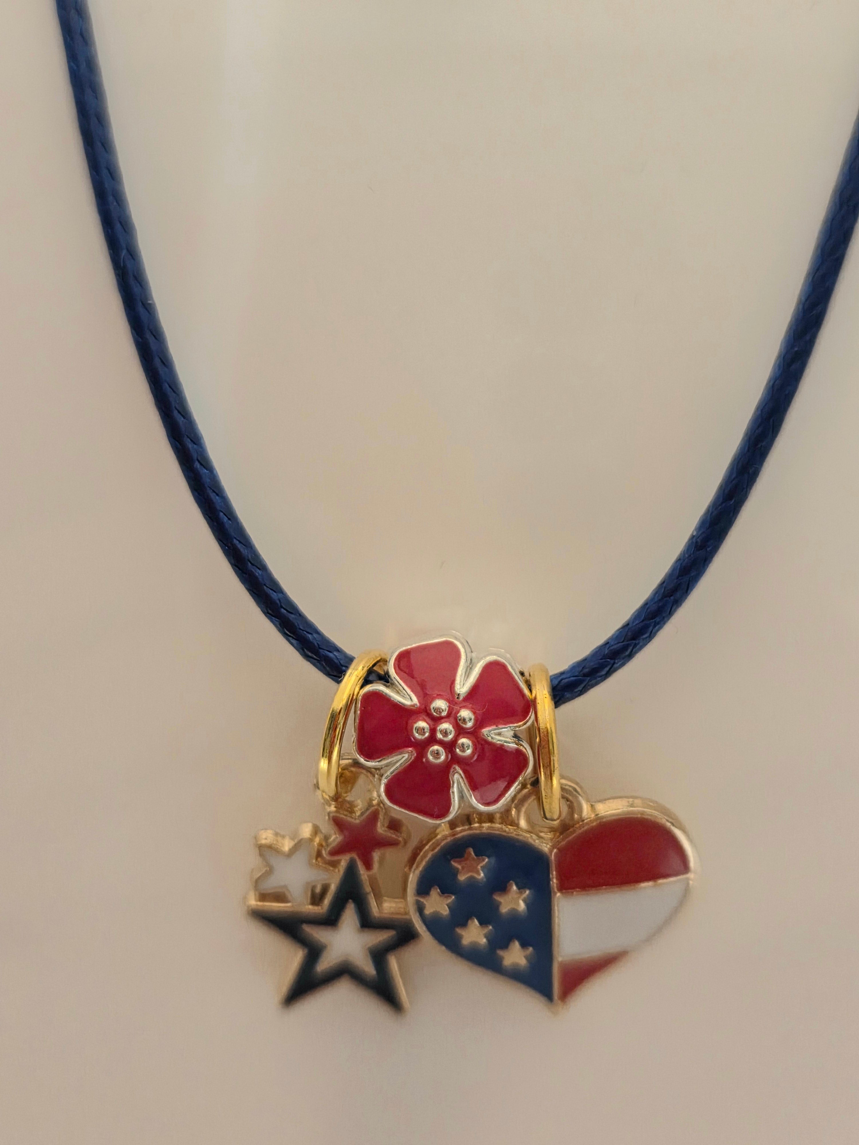 BUNDLE: American Patriot Bracelet & Necklace (Faith-based)