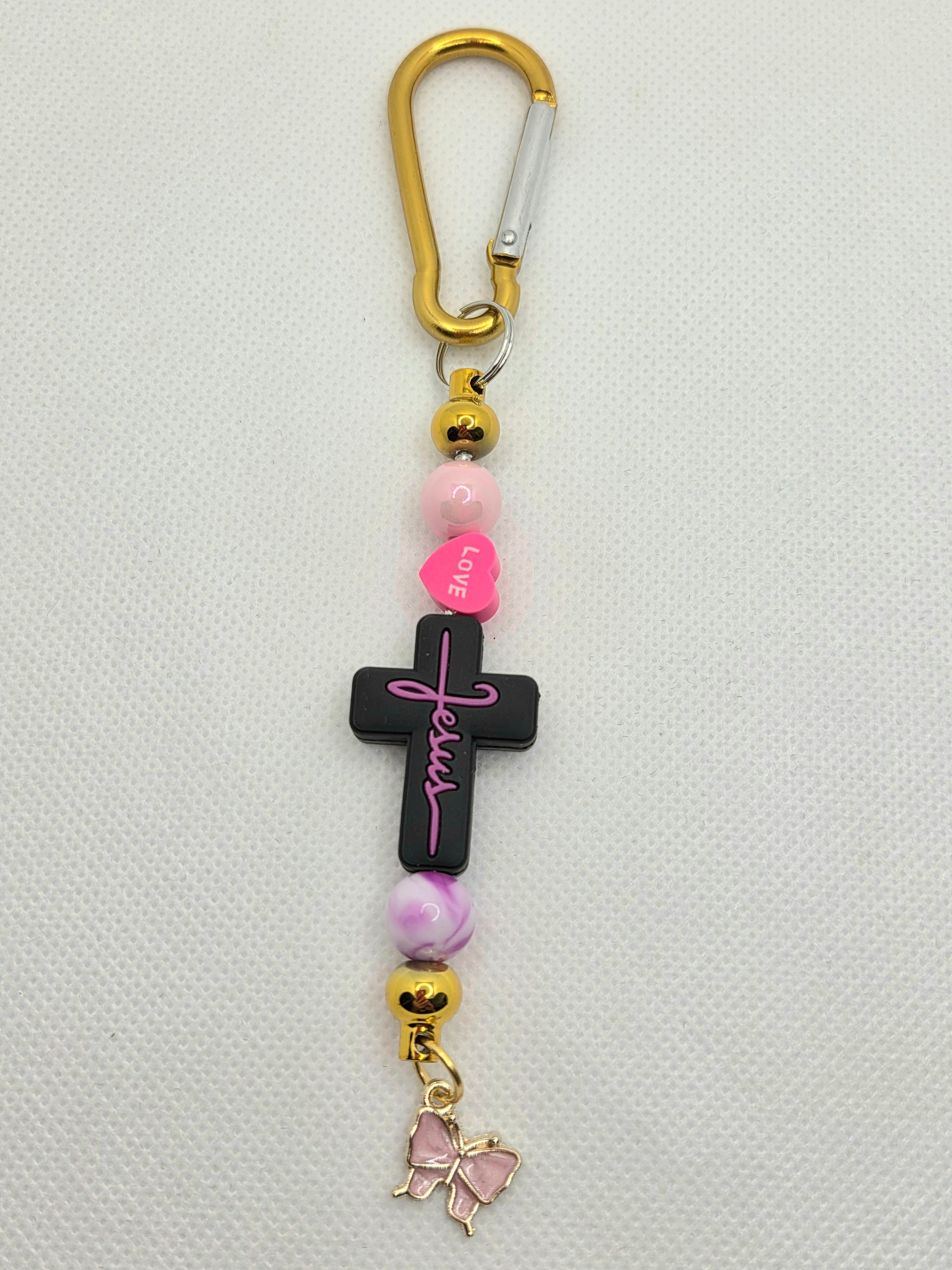 JUST FOR FUN BUNDLE: Jumping for JOY Keychains with Clips - Set of 3