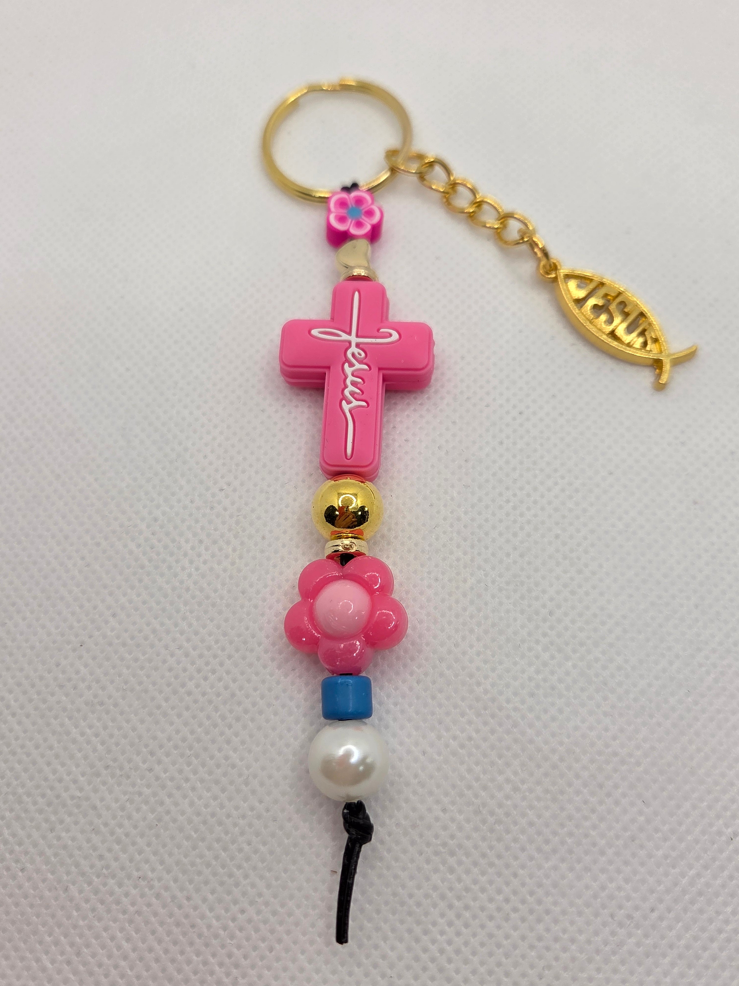 JUST FOR FUN BUNDLE: Overflowing With JOY Keychains - Set of 3 (no clip)
