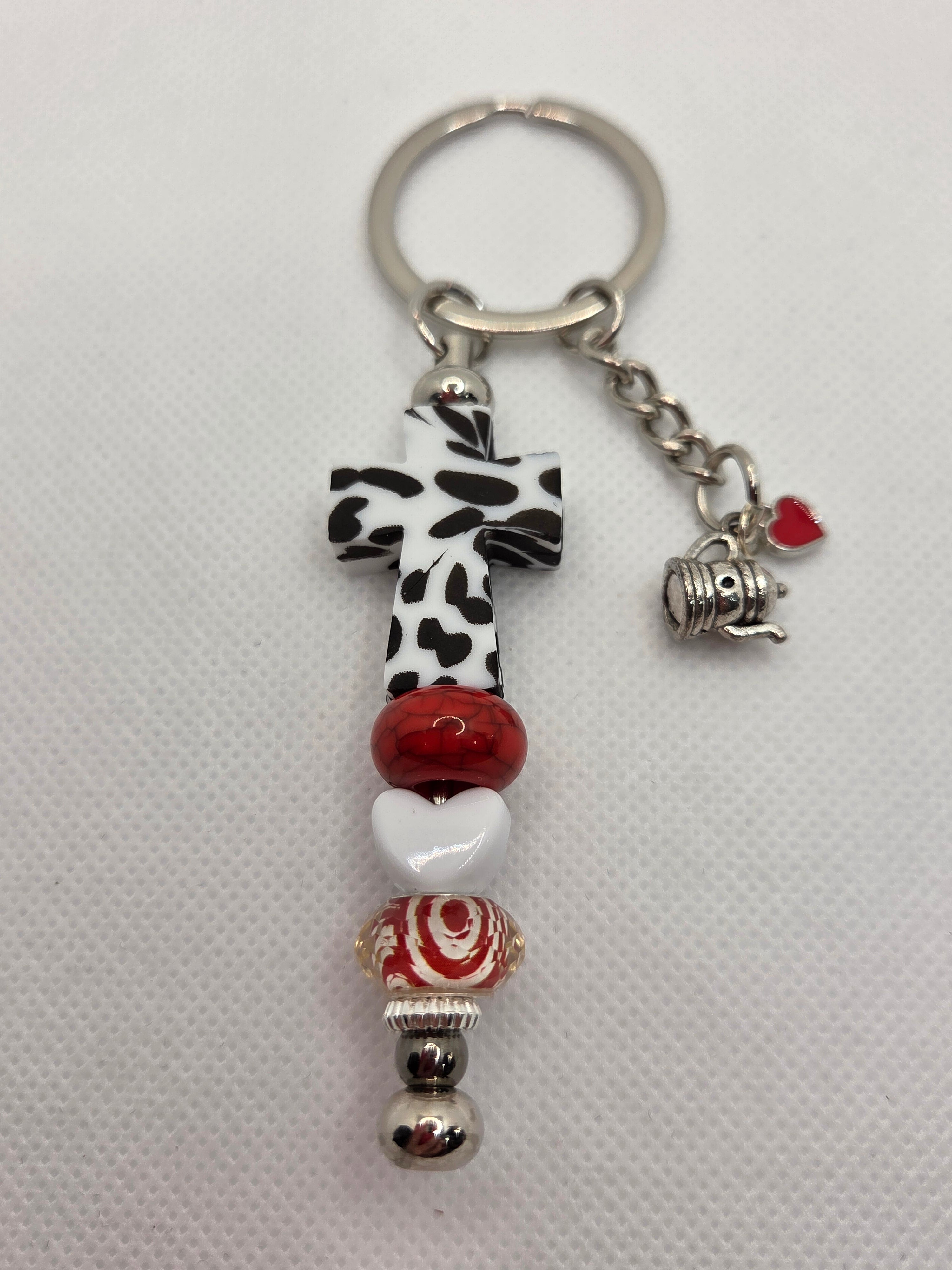 JUST FOR FUN BUNDLE: Overflowing With JOY Keychains - Set of 3 (no clip)