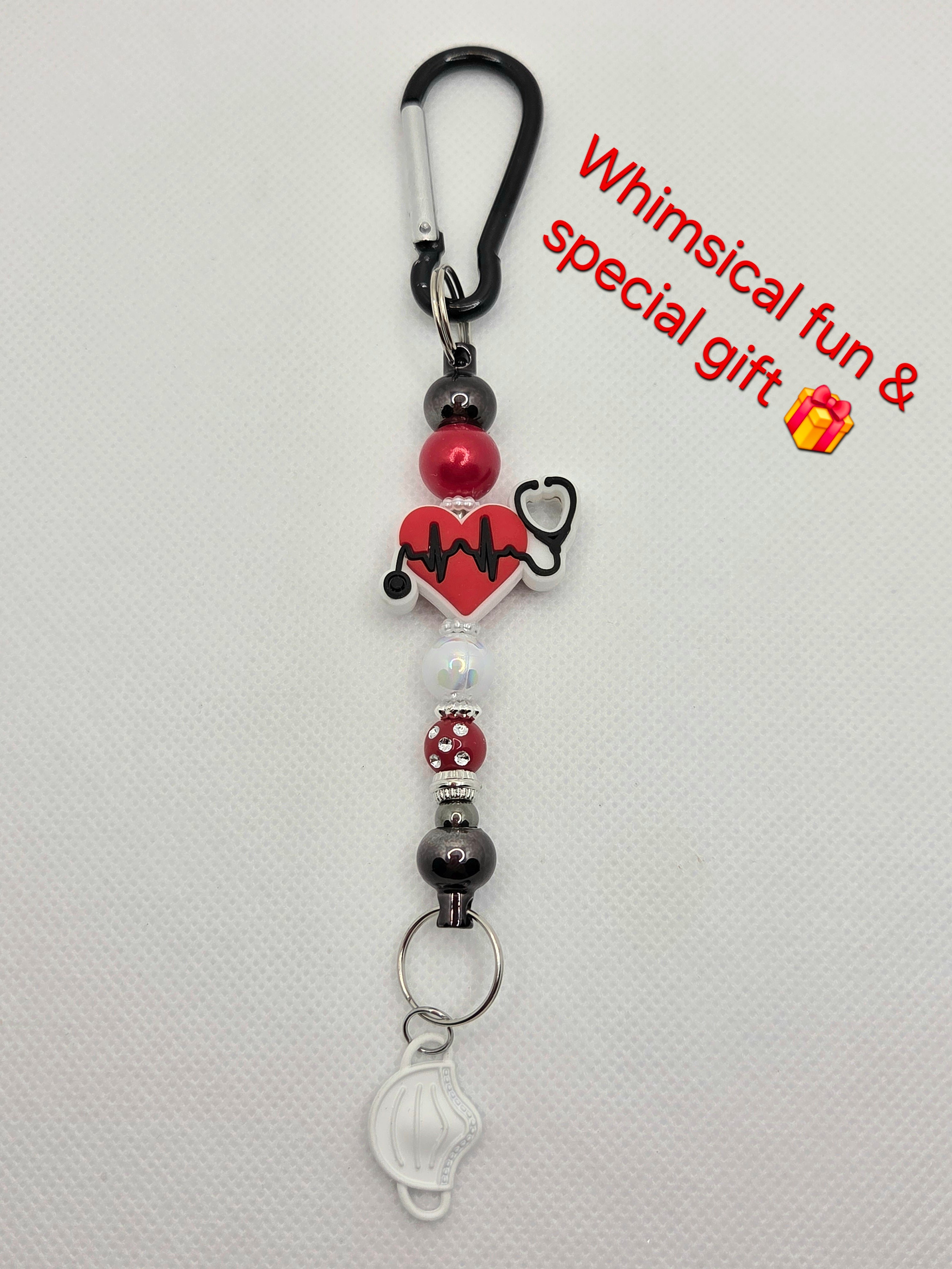 JUST FOR FUN BUNDLE: Jumping for JOY Keychains with Clips - Set of 3