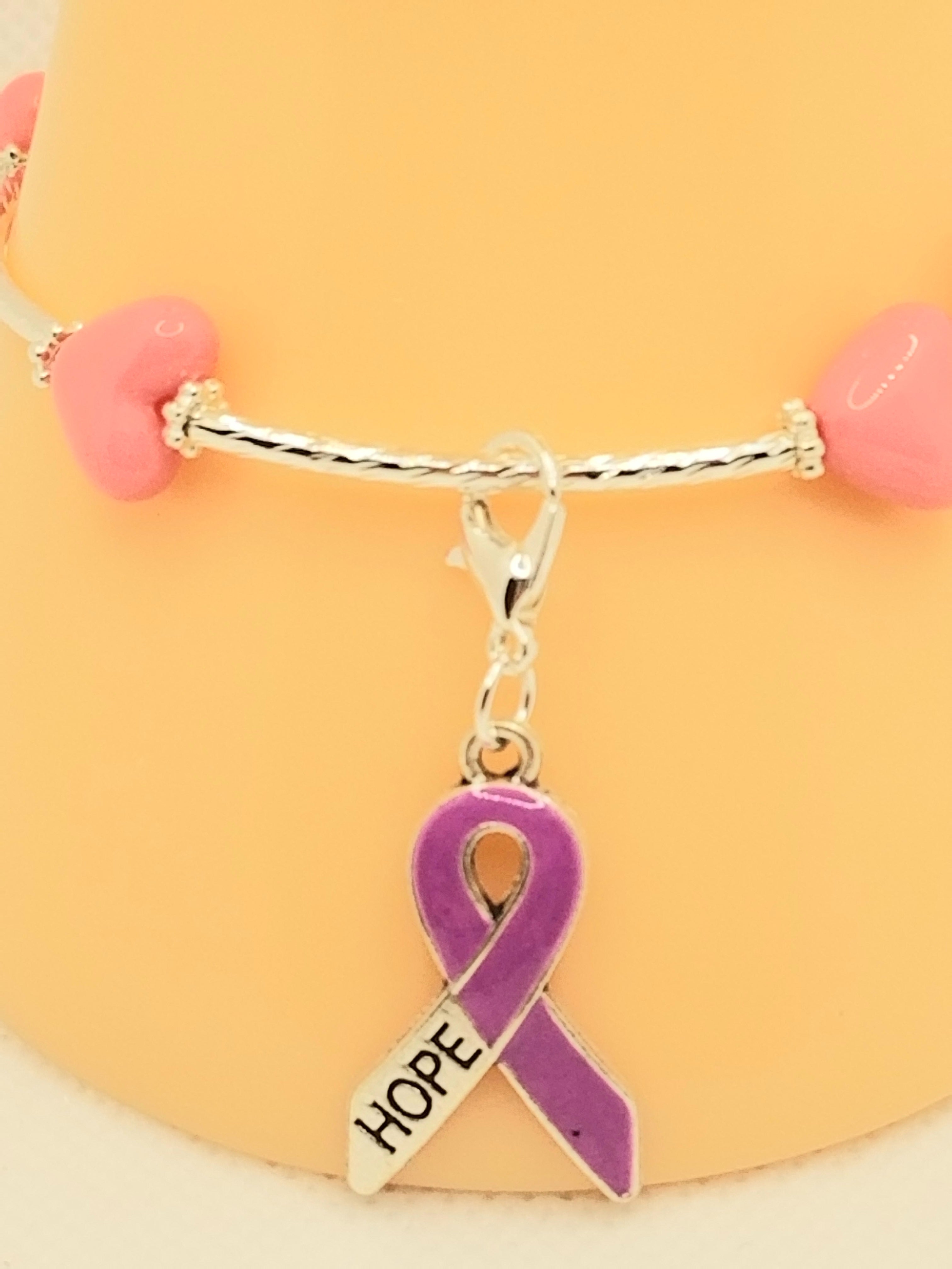 Pleasant Pink Hearts Bracelet (faith-based)