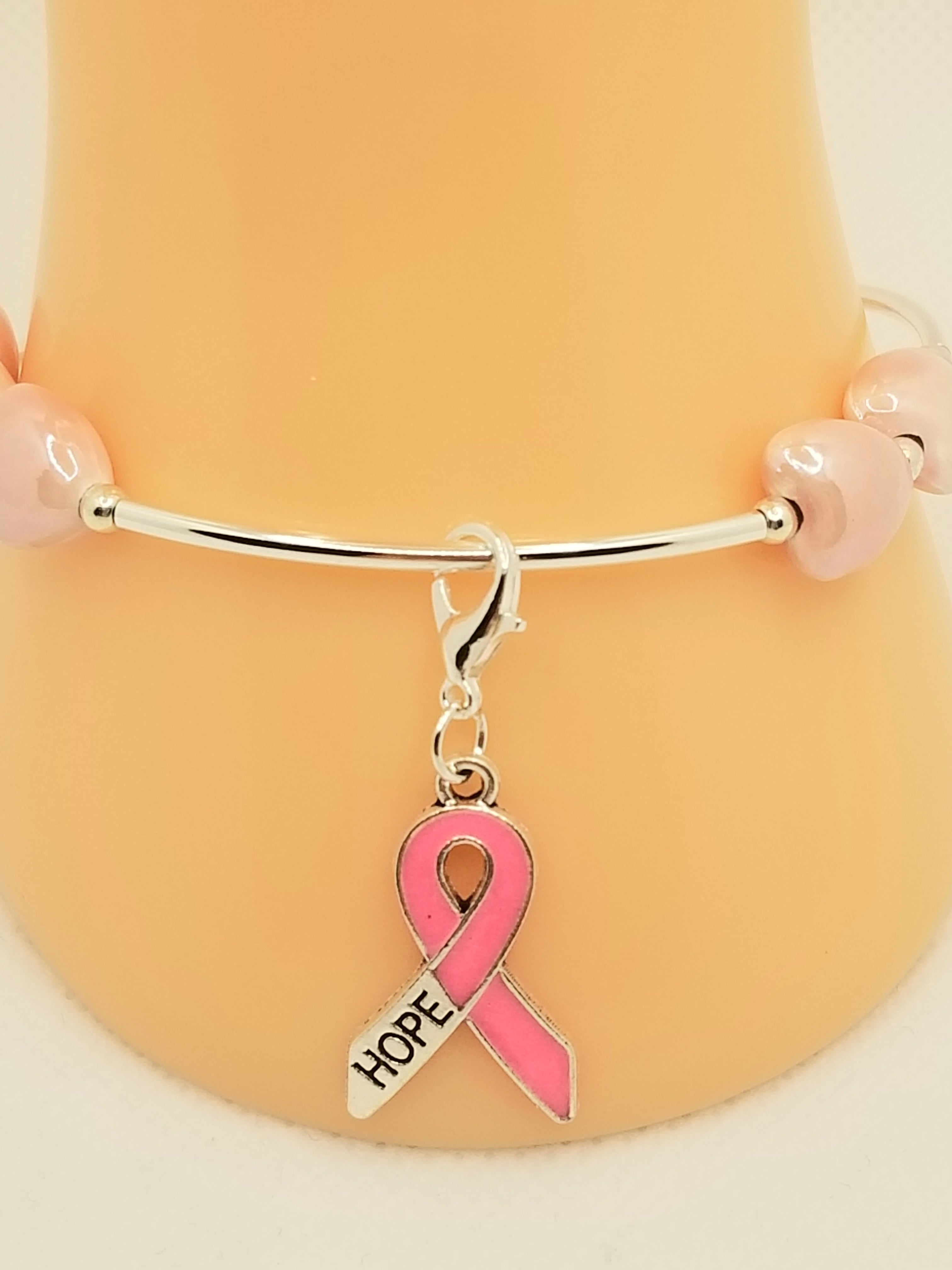 Pink Hearts full of Love Bracelet (faith-based)