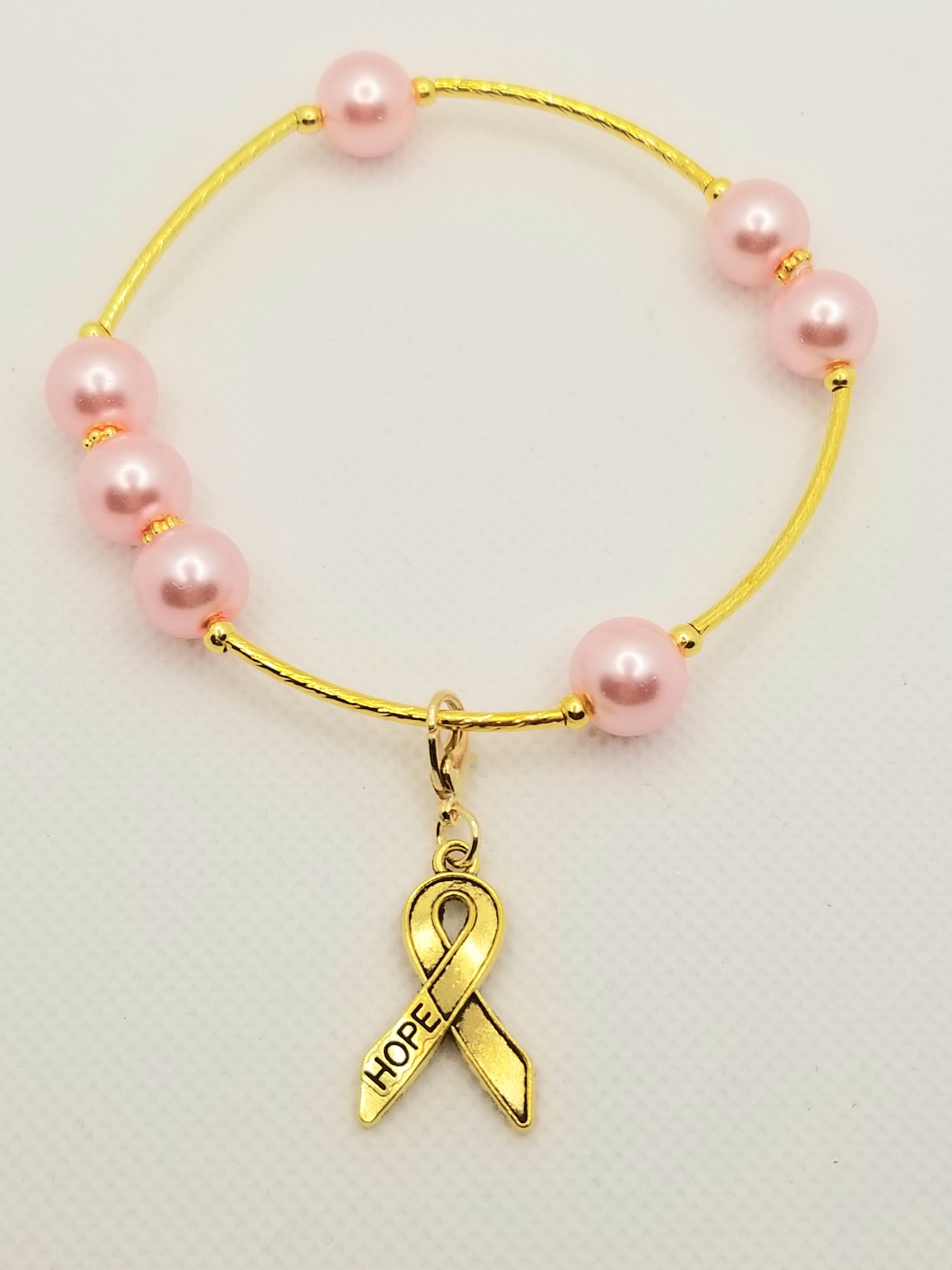 Glistening Pink Bracelet (faith-based)