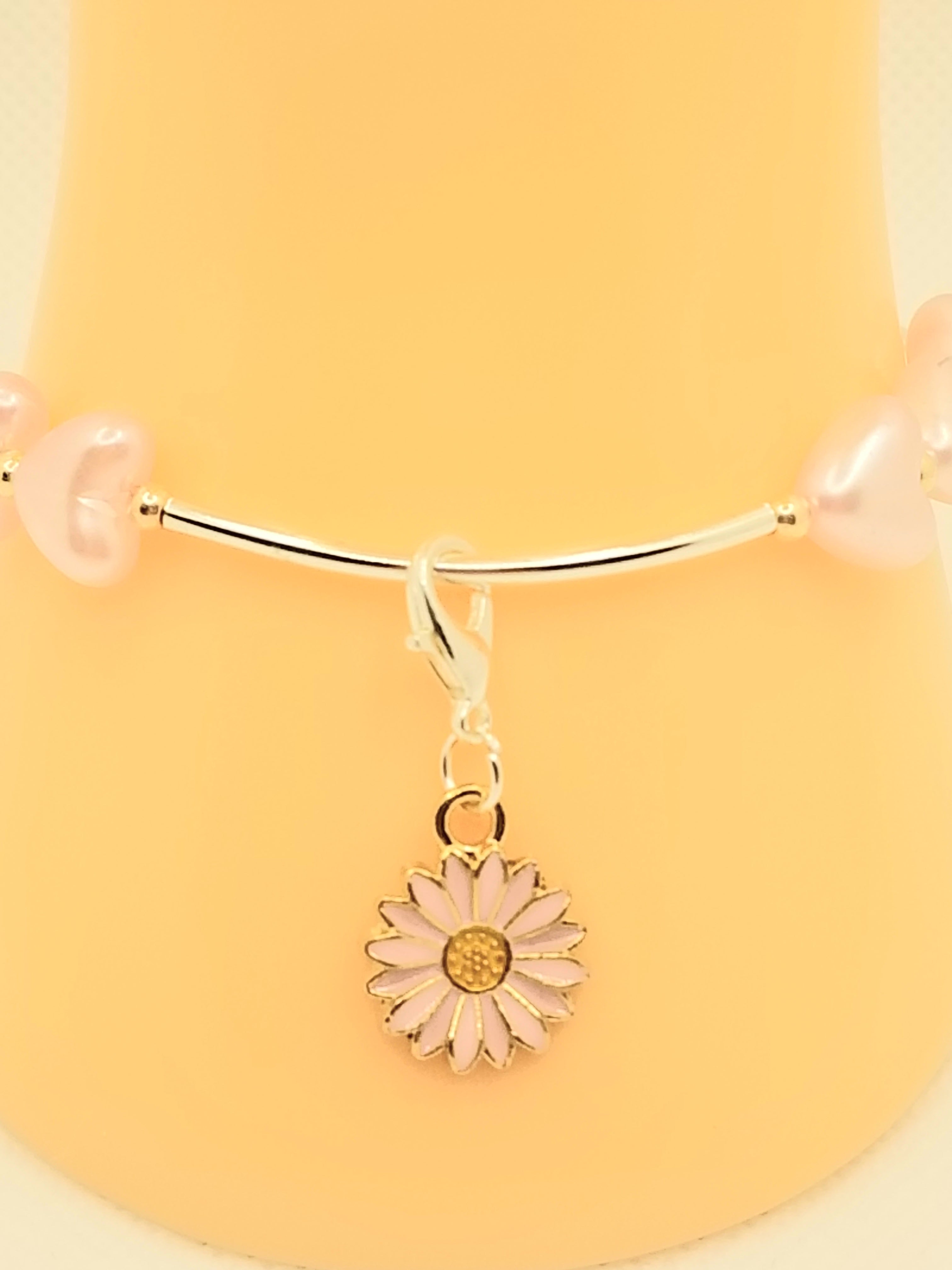 BUNDLE: Radiant Pink Hearts Bracelet & Heart Earrings (Faith-based)