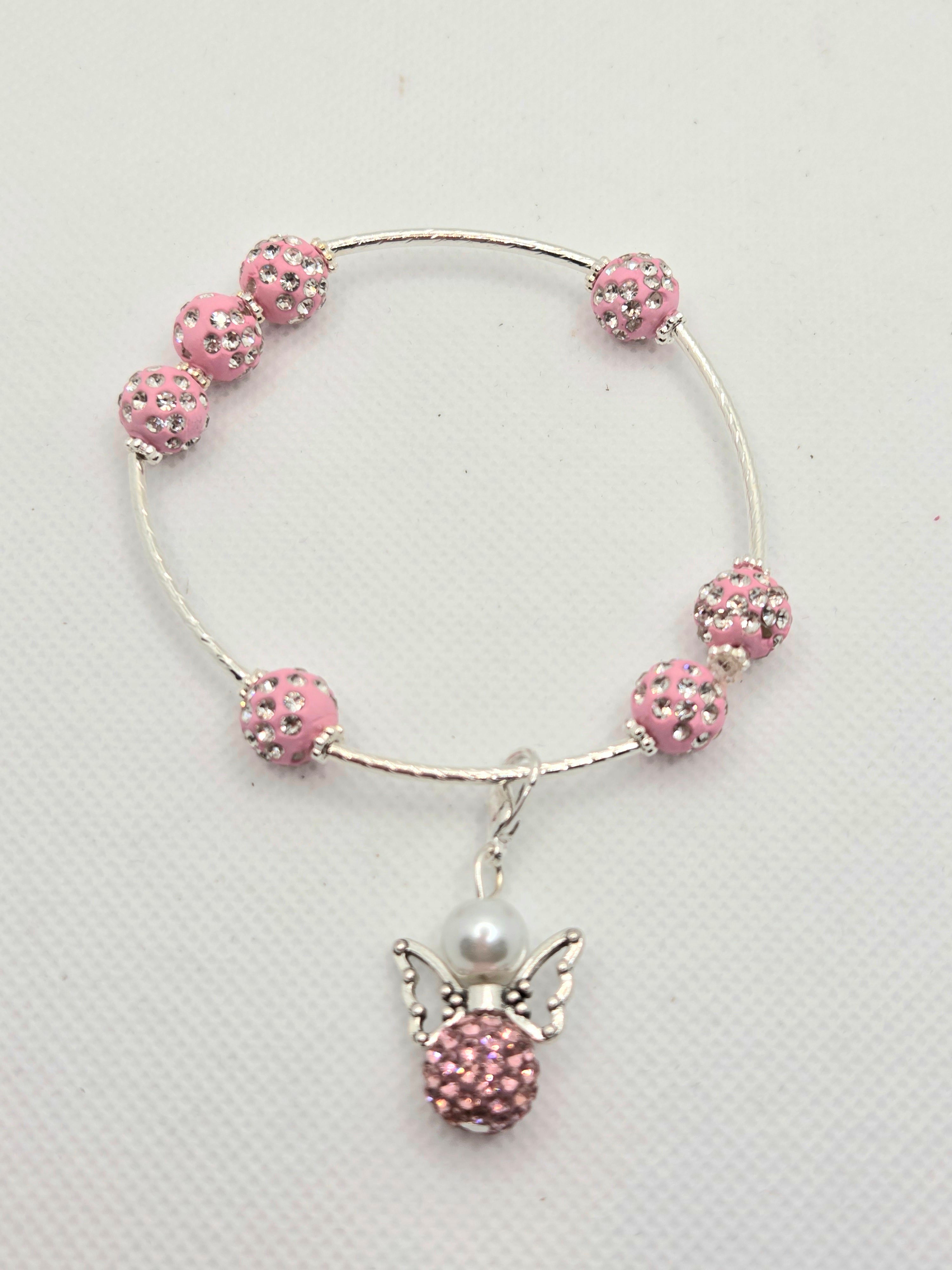 BUNDLE: Pretty in Pink Bracelet & Earrings (Faith-based)