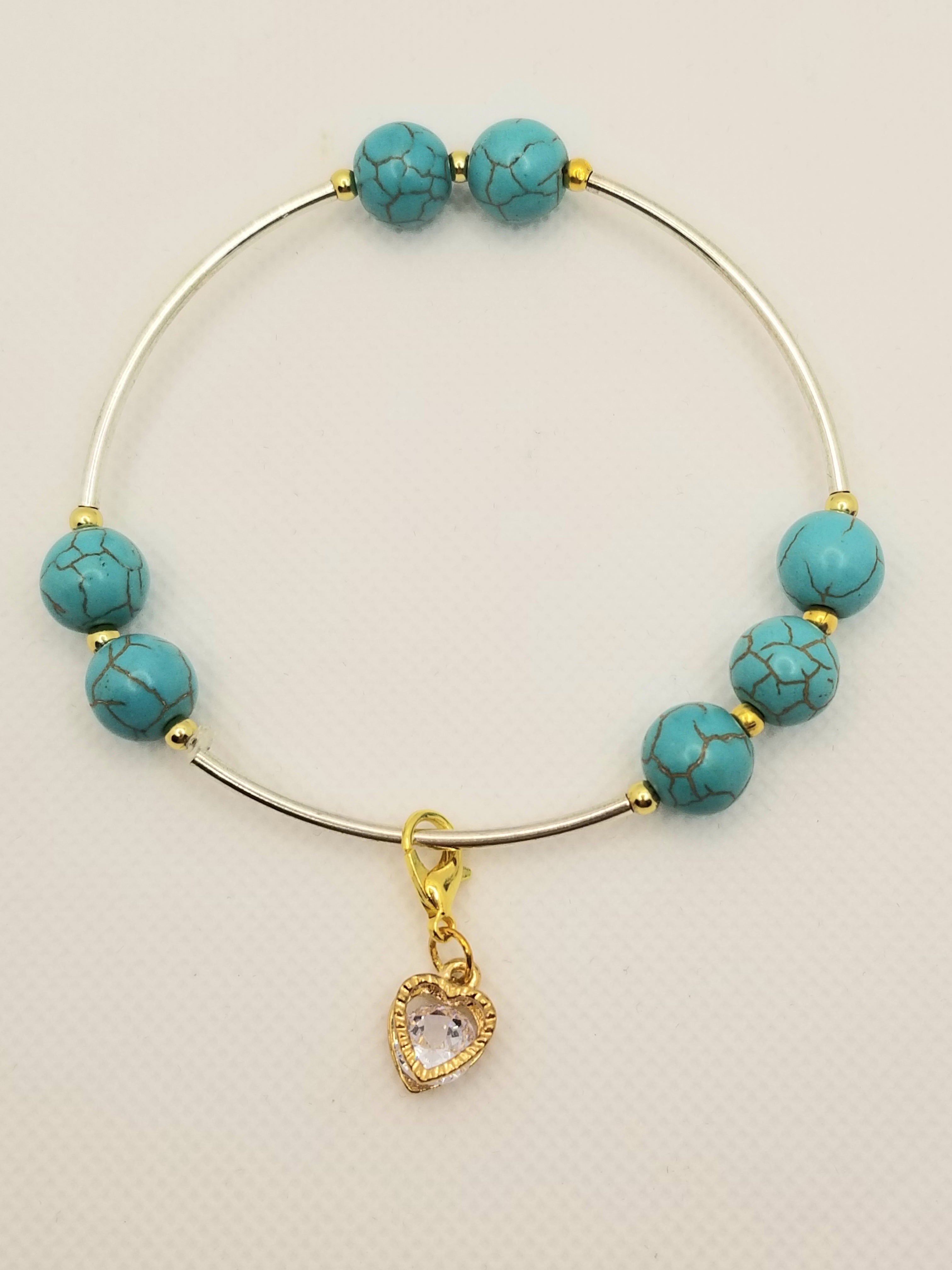 BUNDLE: Dynamic Duo Turquoise Bracelet & Necklace (Faith-based)