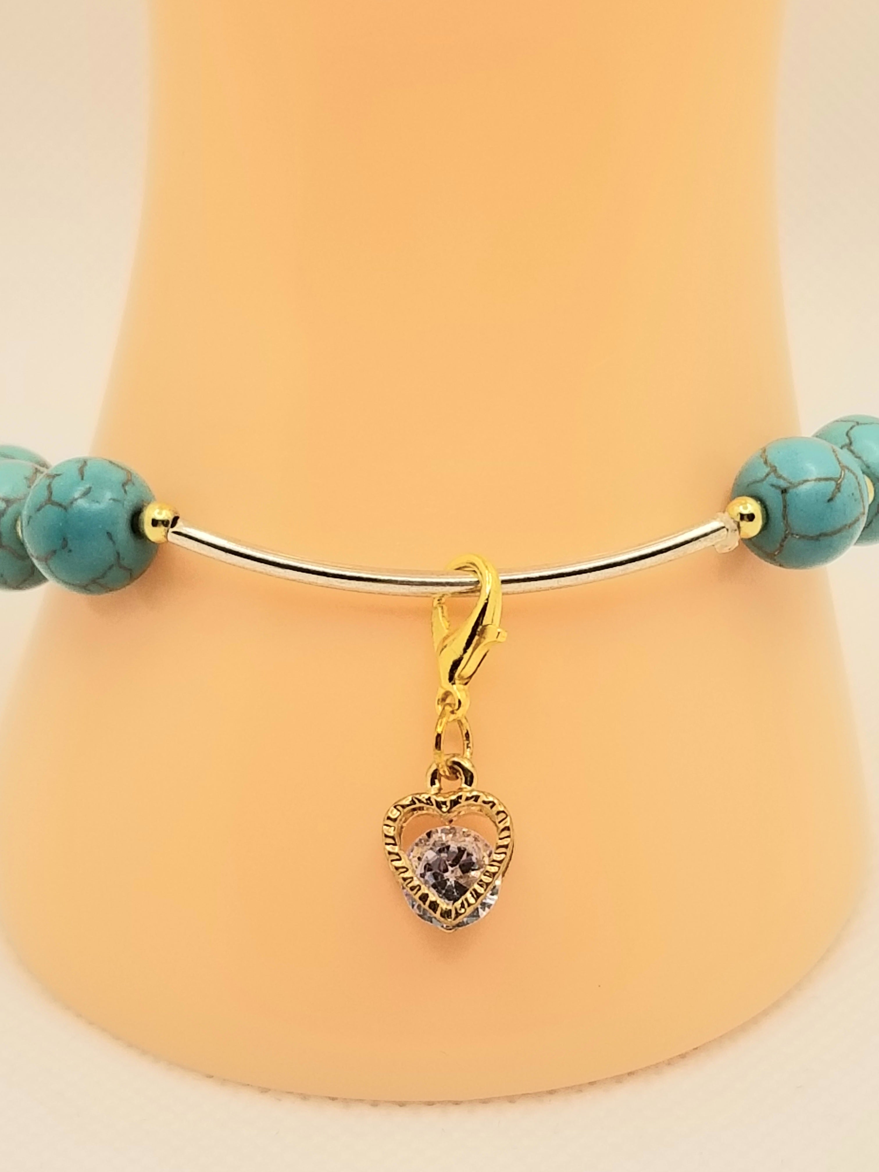BUNDLE: Dynamic Duo Turquoise Bracelet & Necklace (Faith-based)