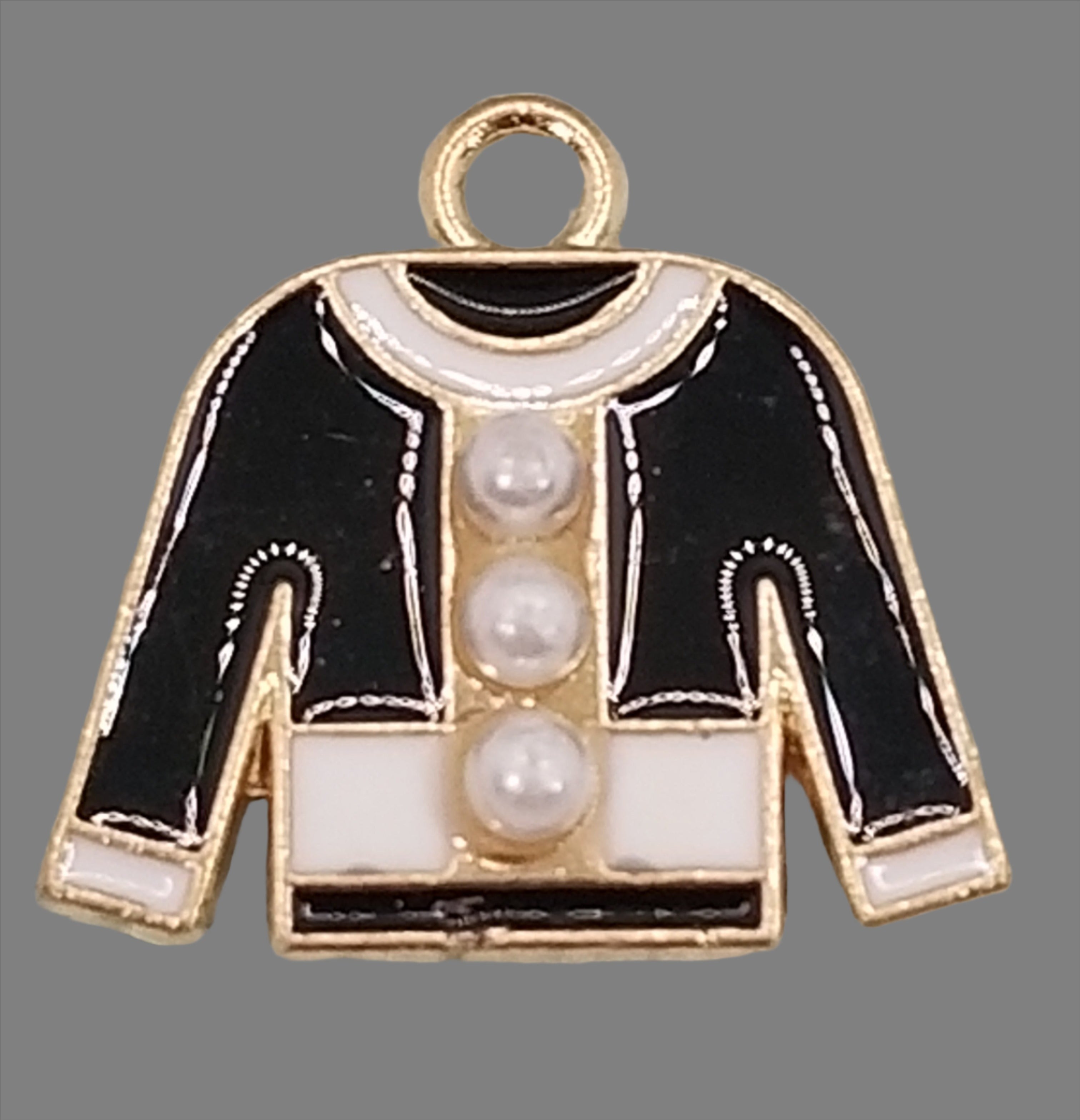 Cozy Black Sweater Dangle