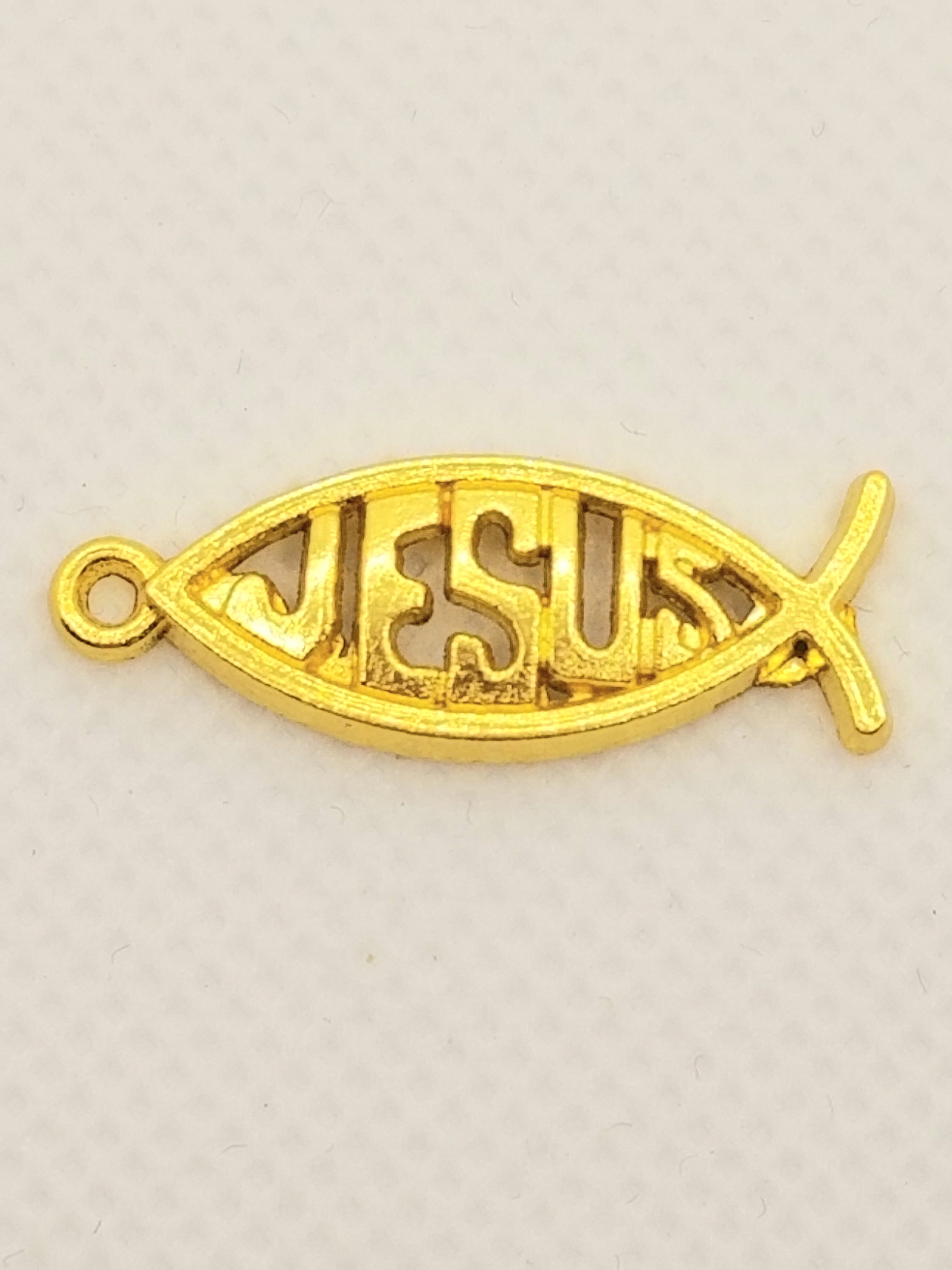 Exclusive Ichthus Fish Jesus Dangle