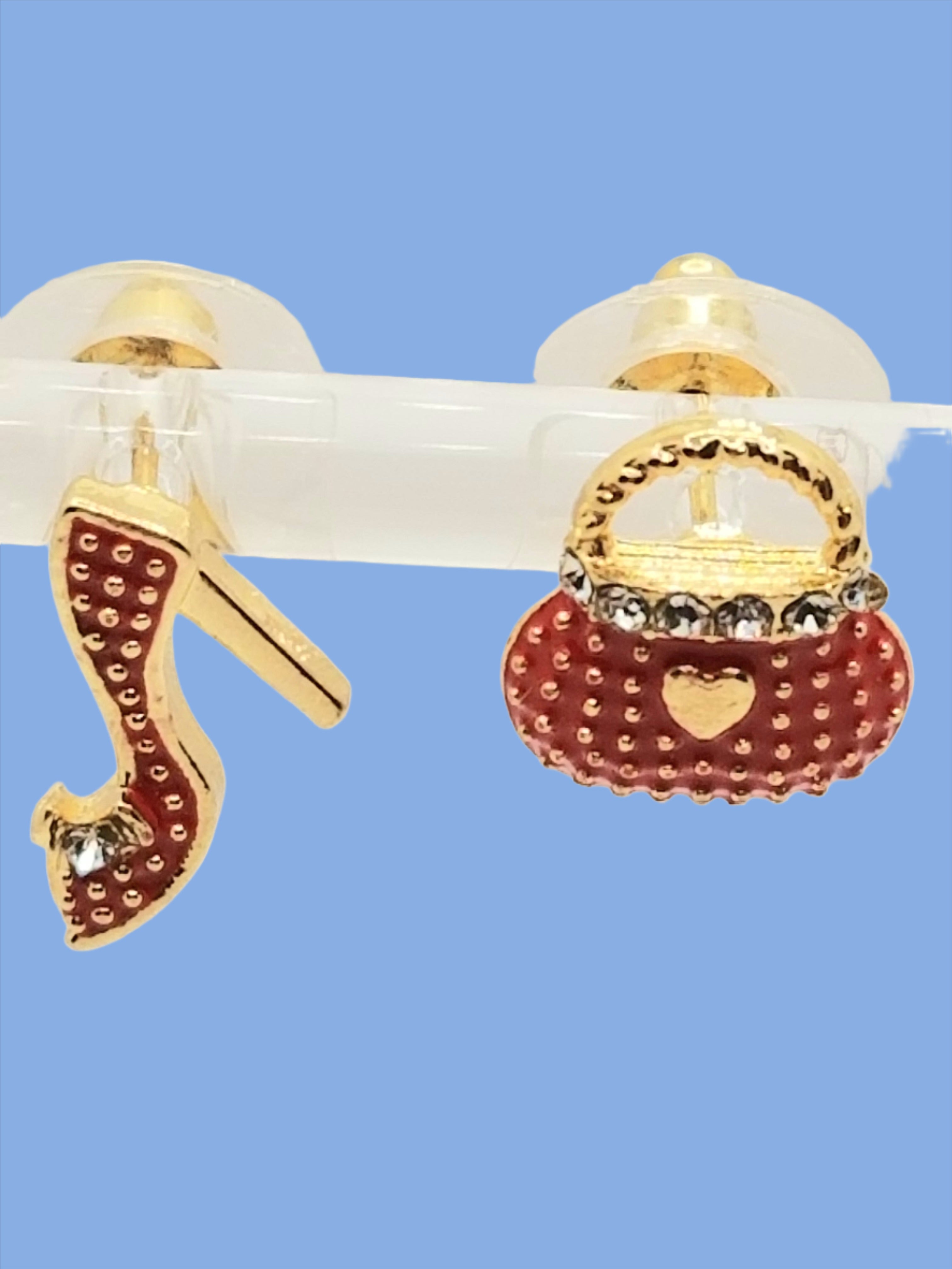 Glam Girl Fun - God's Masterpiece Gold Post Earrings