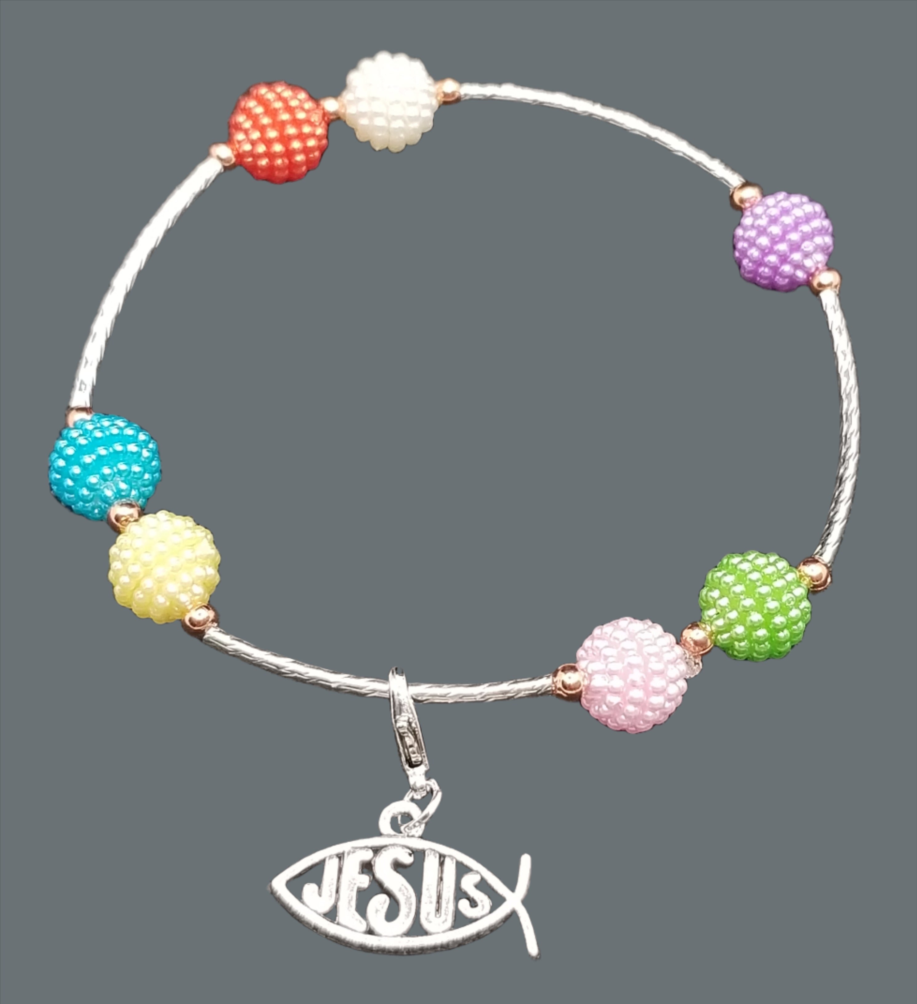 "Bubbled Charm" Bracelet (Faith-based)