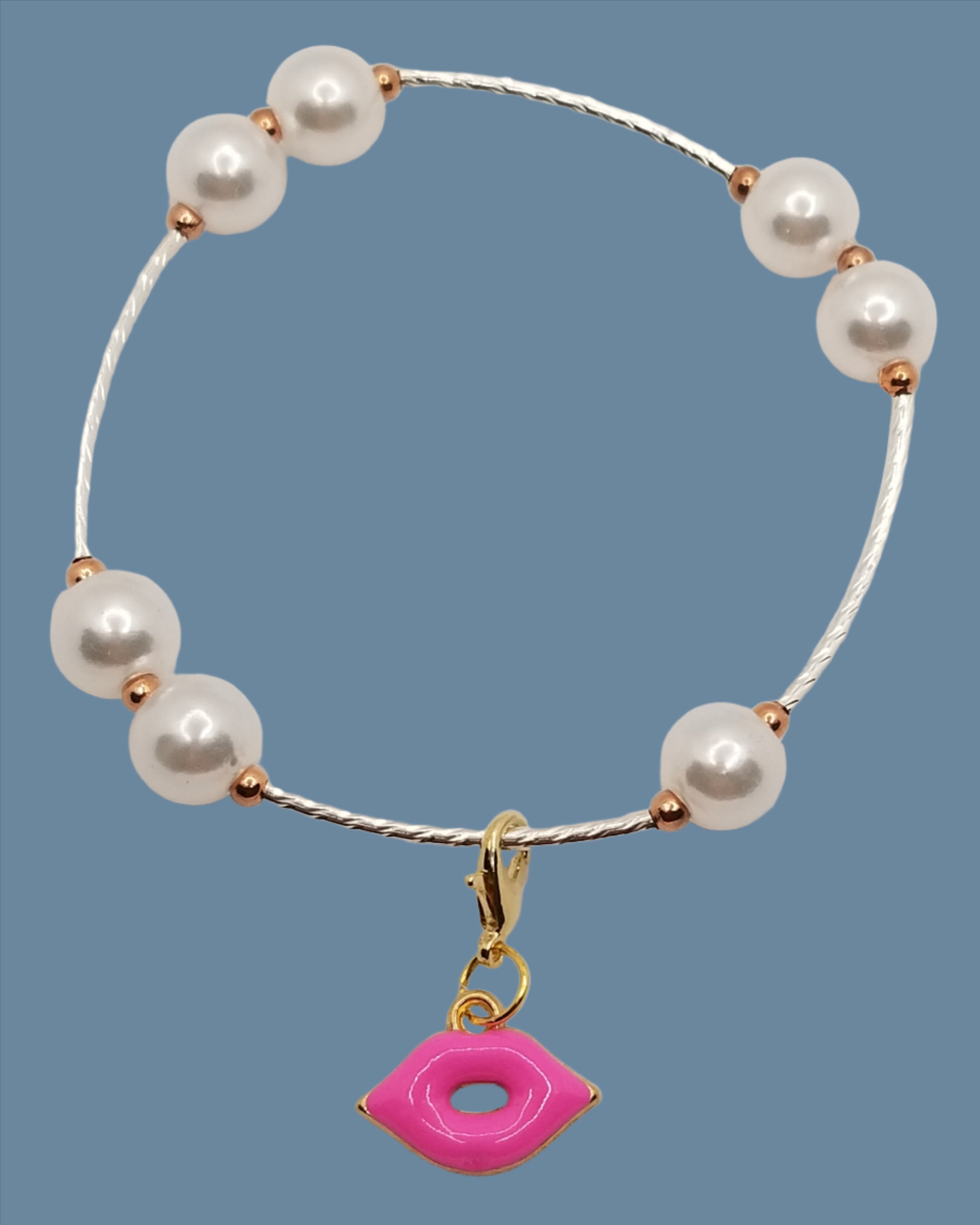 Kiss of White Bracelet (Faith-based)
