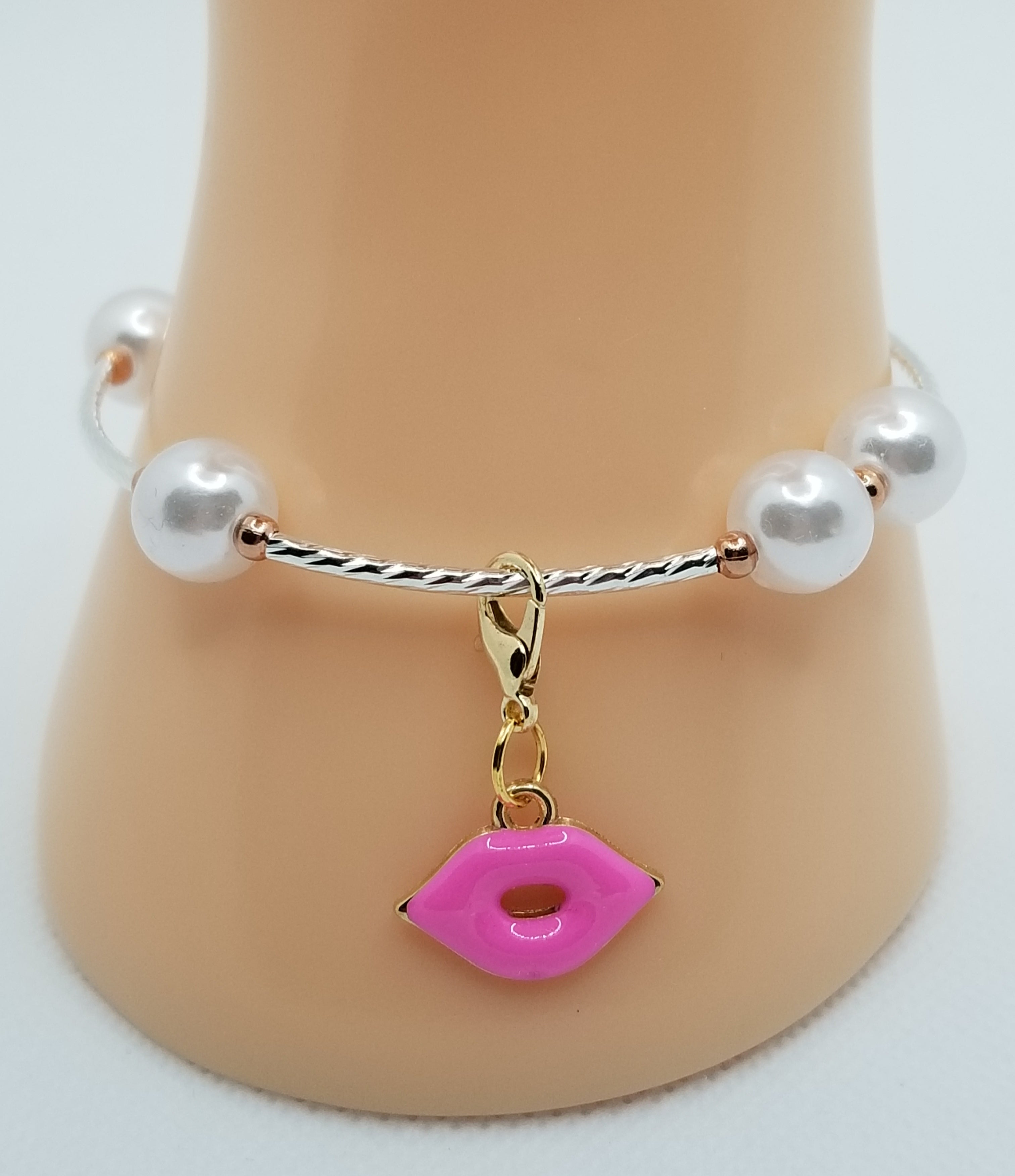 Kiss of White Bracelet (Faith-based)