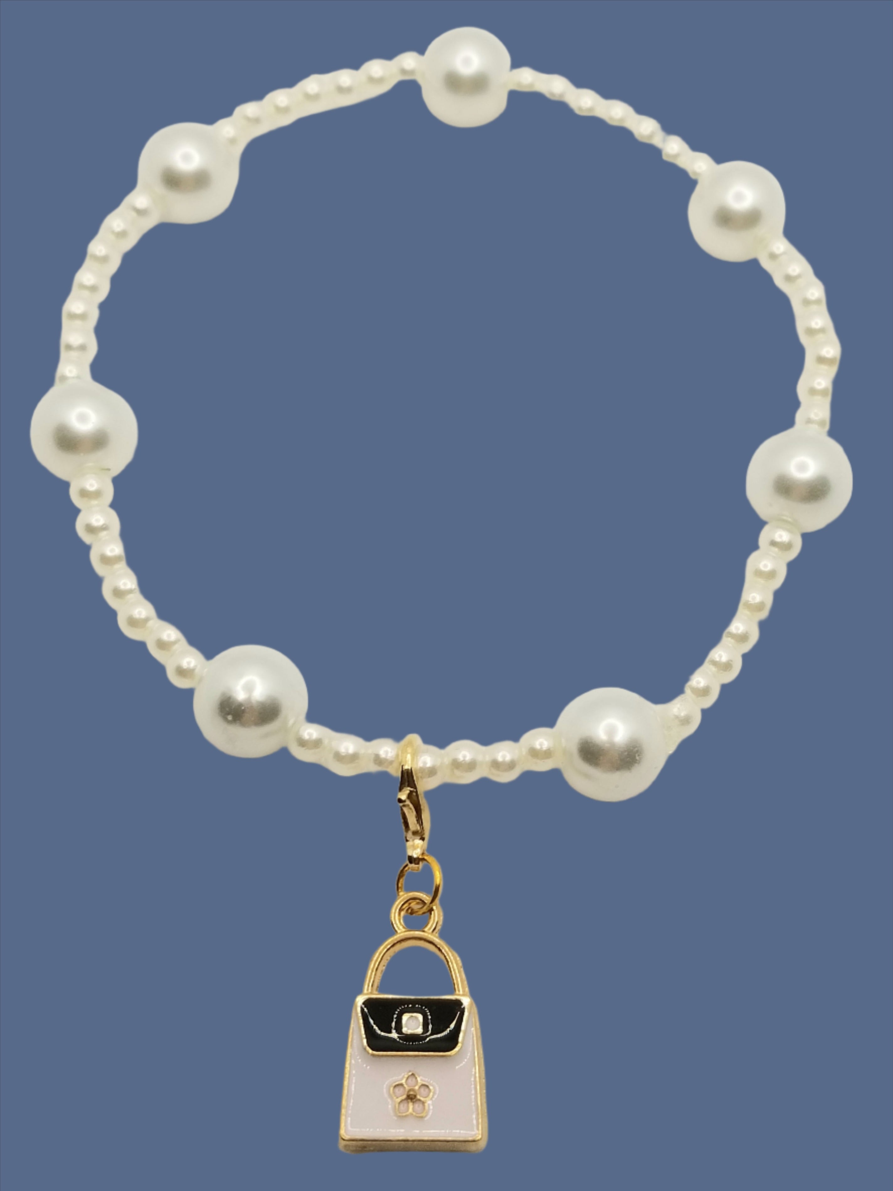 Perky Polished Pearls Bracelet