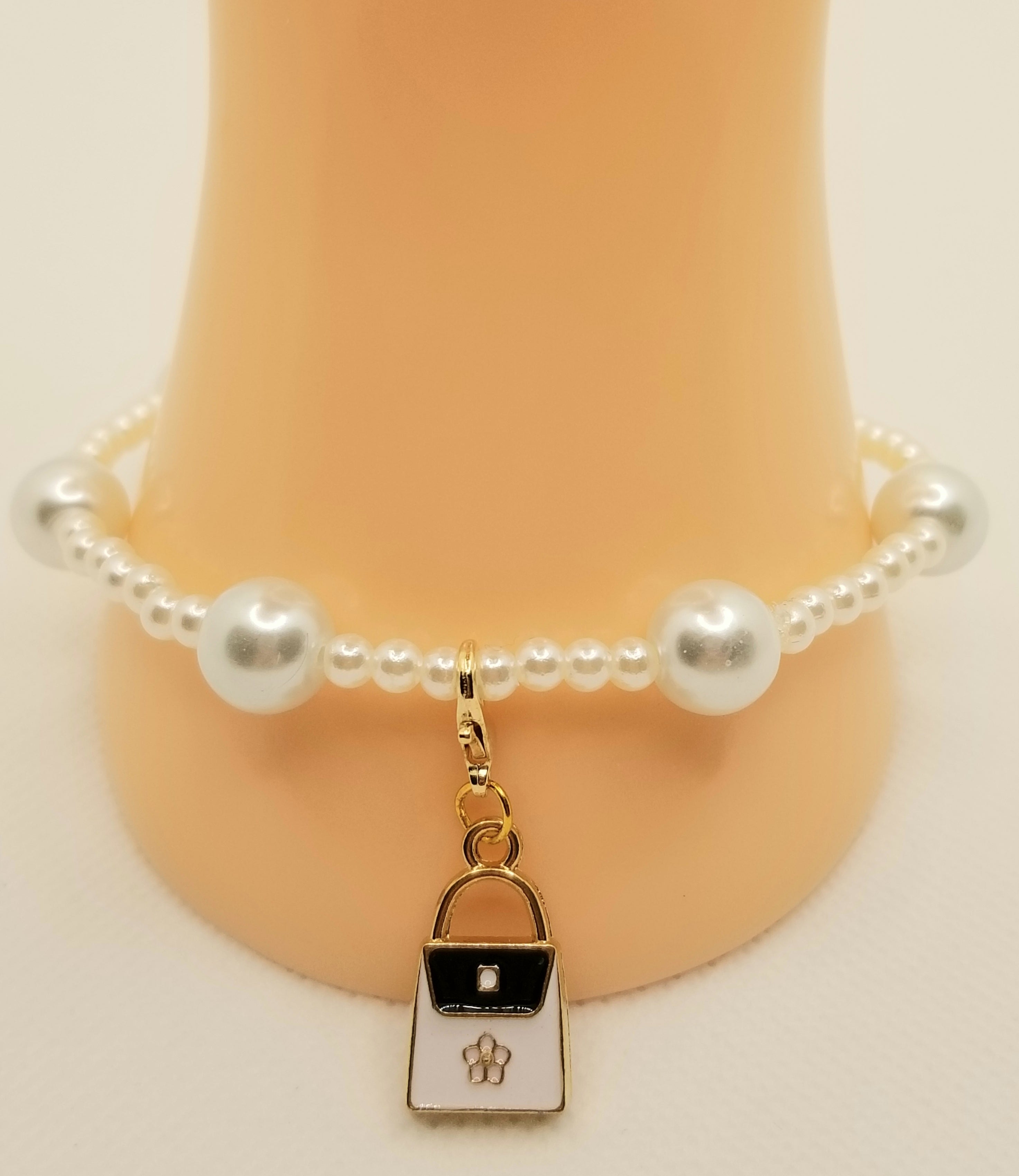 Perky Polished Pearls Bracelet