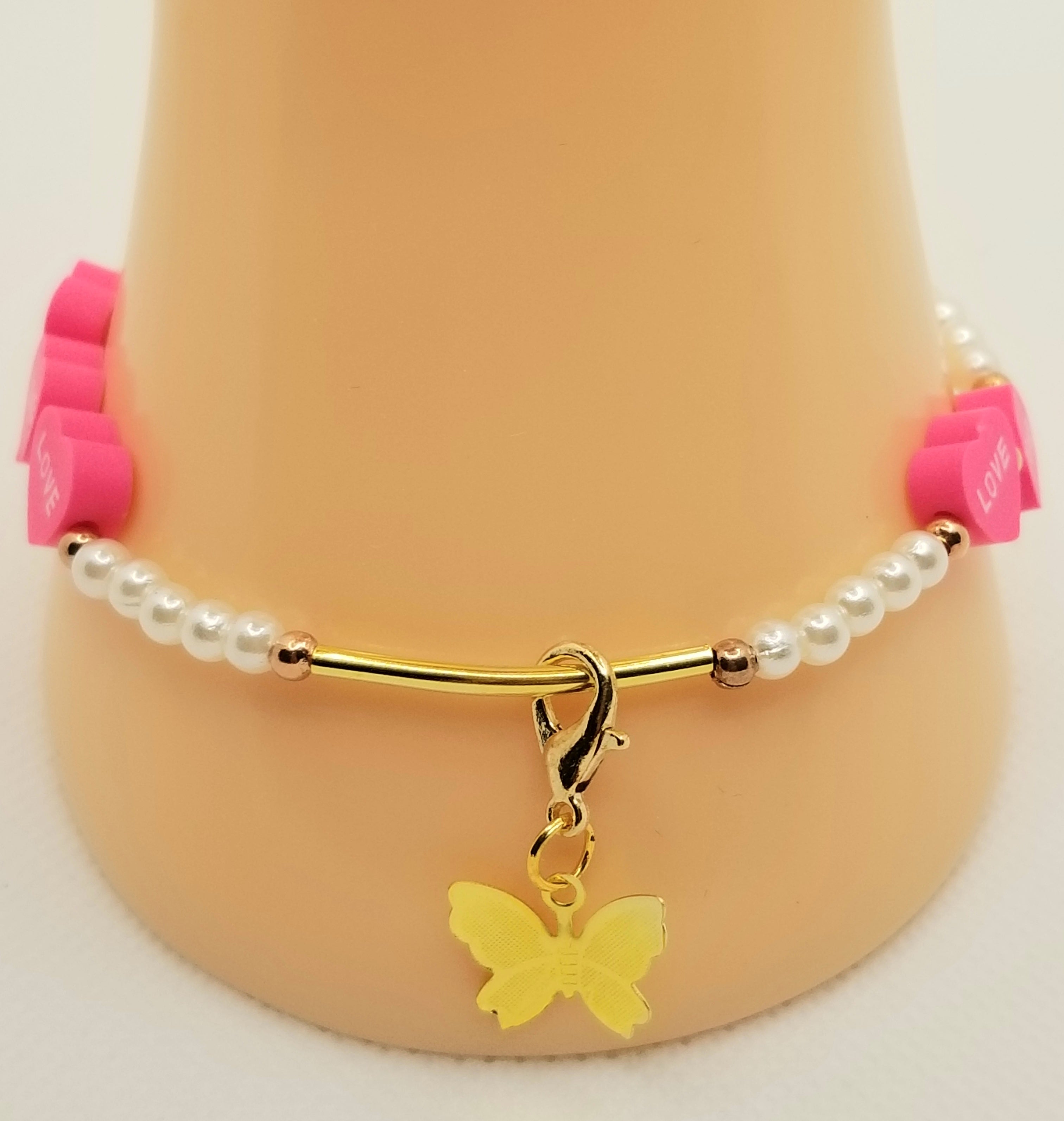 Glowing Hearts of Love Bracelet (faith-based)