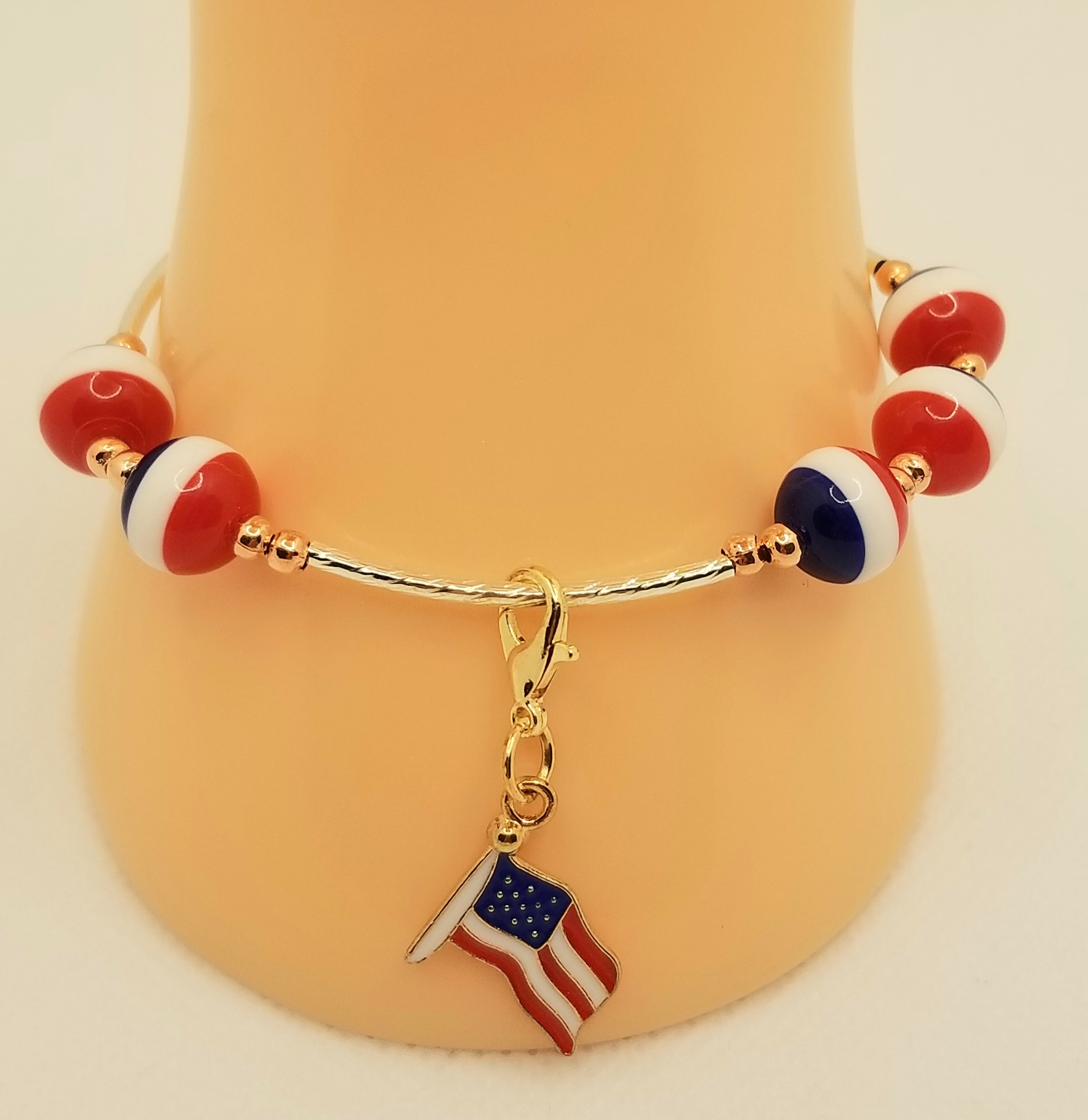Go Red, White & Blue! Bracelet