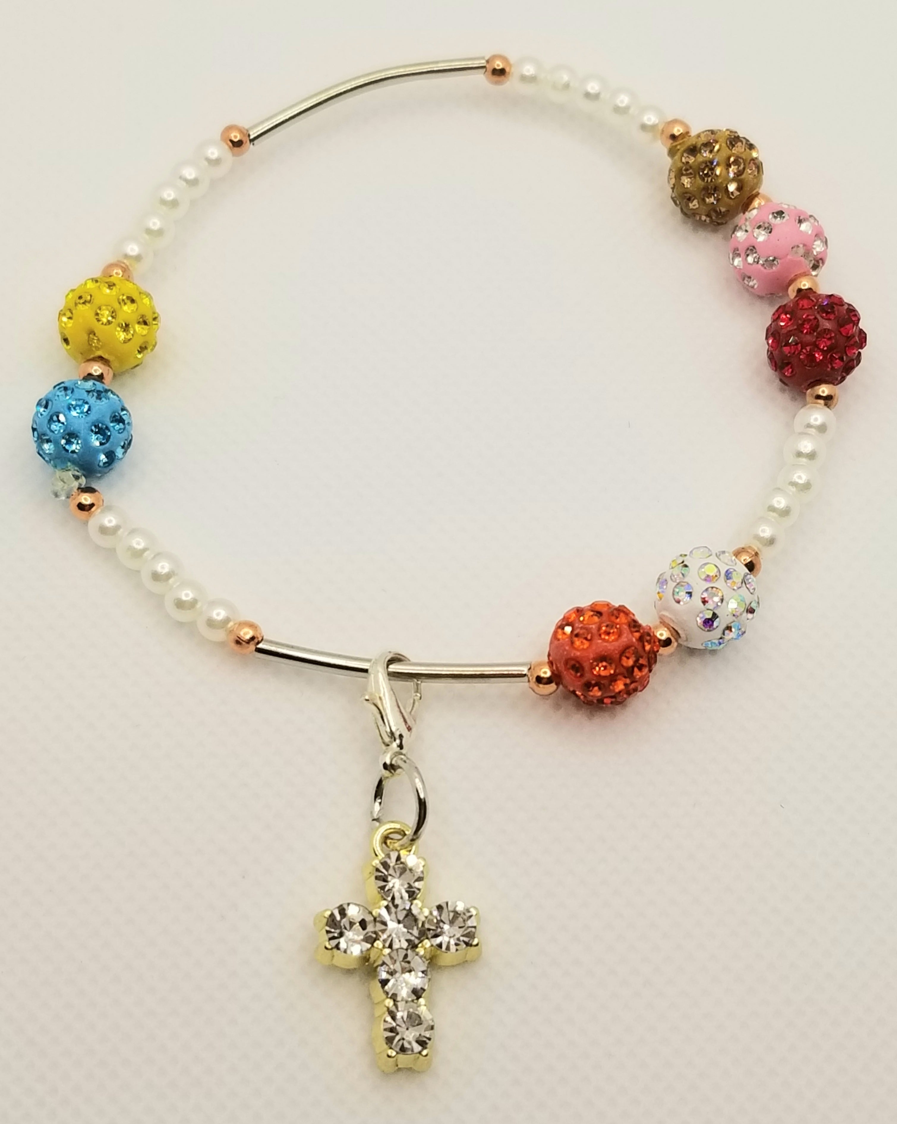 Festive Glittery Blast Bracelet (faith-based)