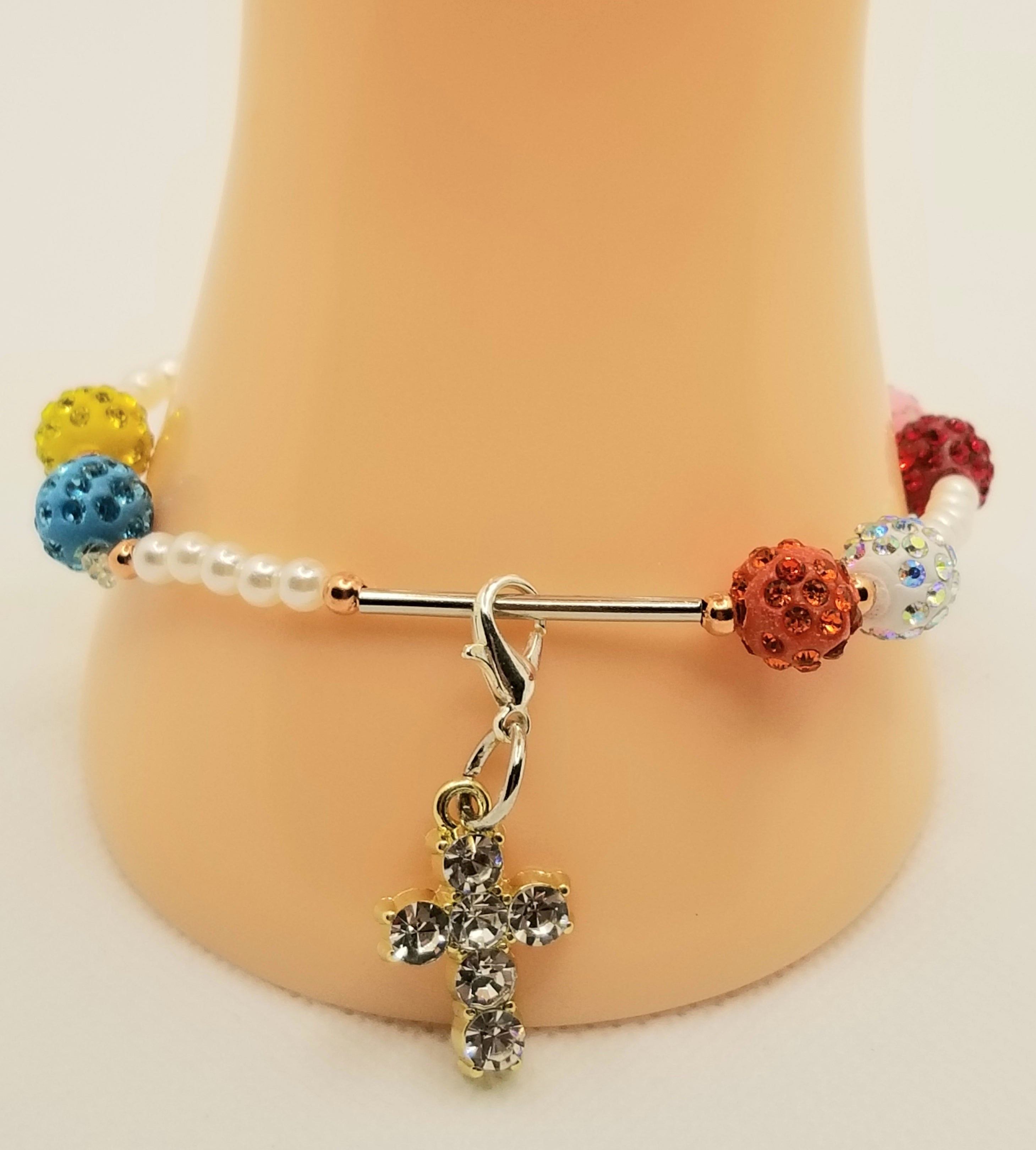 Festive Glittery Blast Bracelet (faith-based)