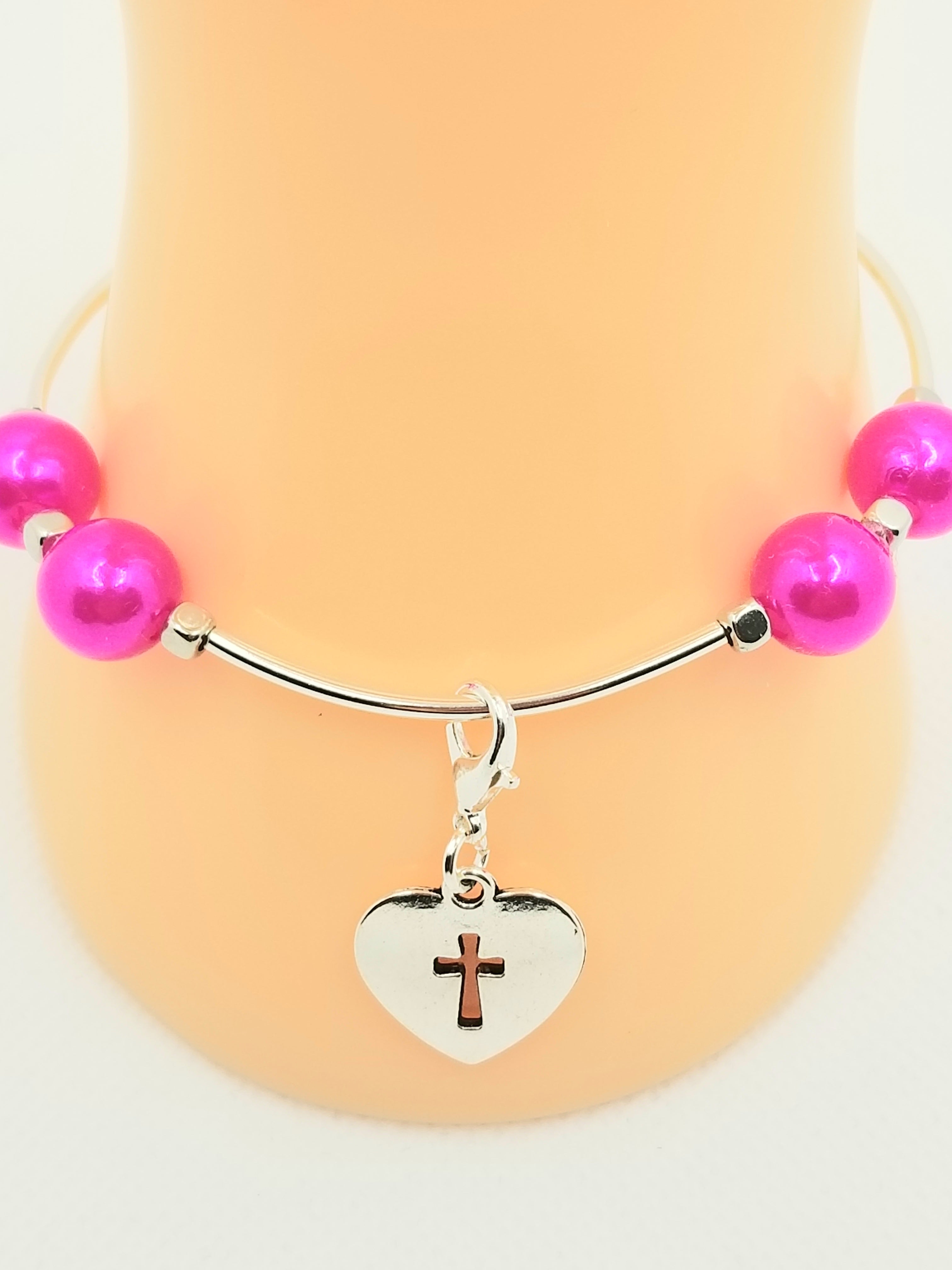 Lustrous Magenta Bracelet