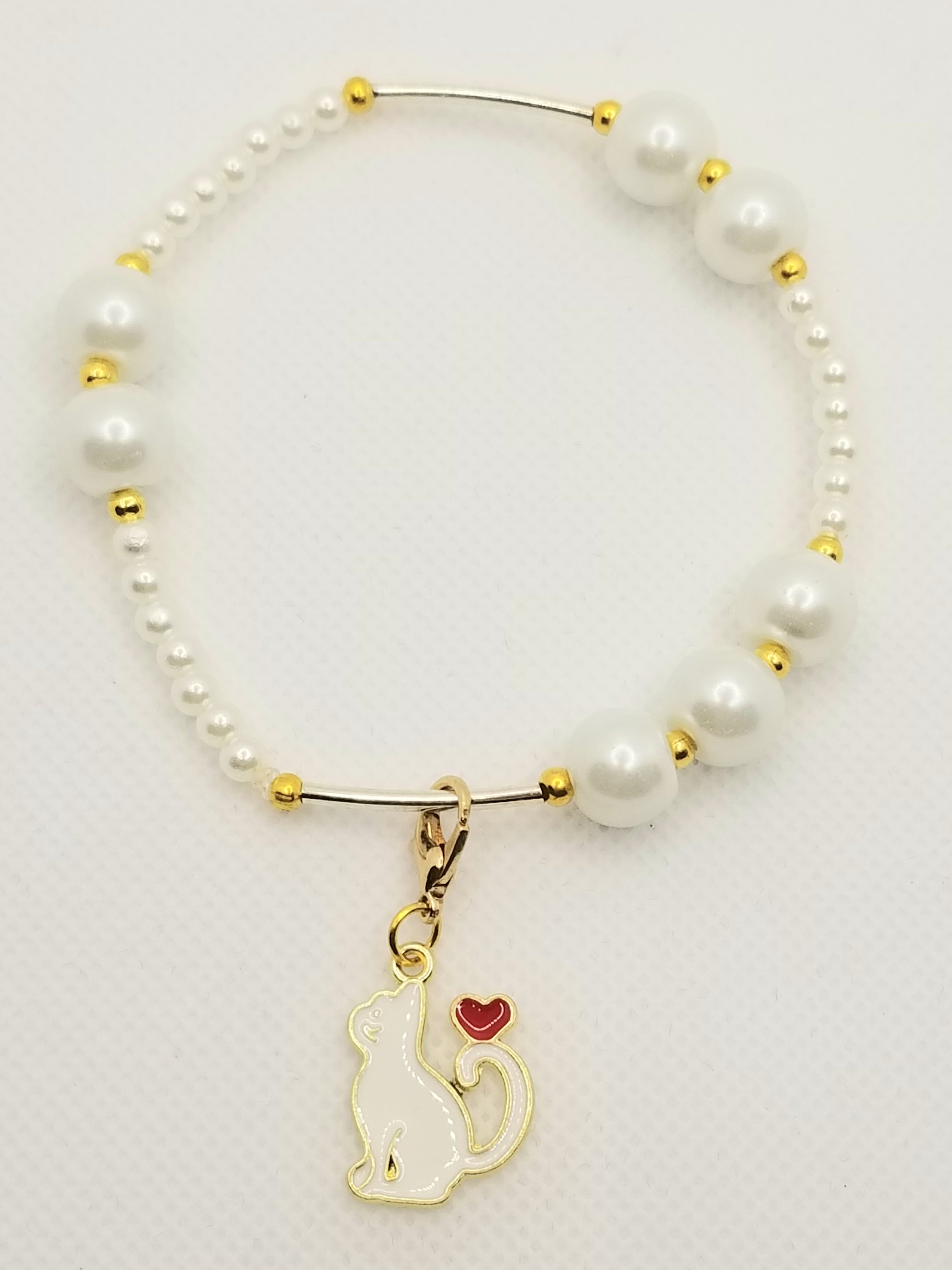 Pearls, Pearls, and Pearls Bracelet (faith-based)