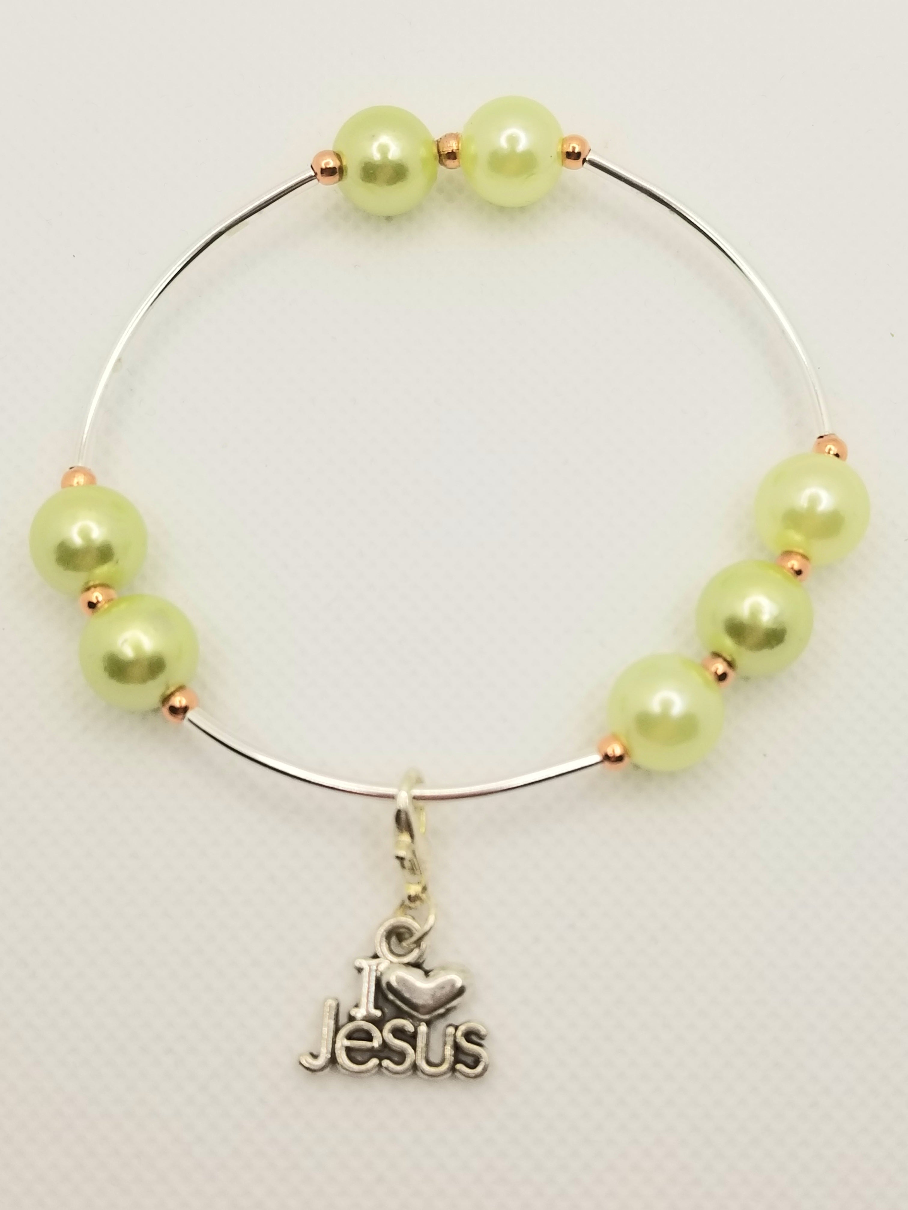 Spring into Lime Green Bracelet (Faith-based)