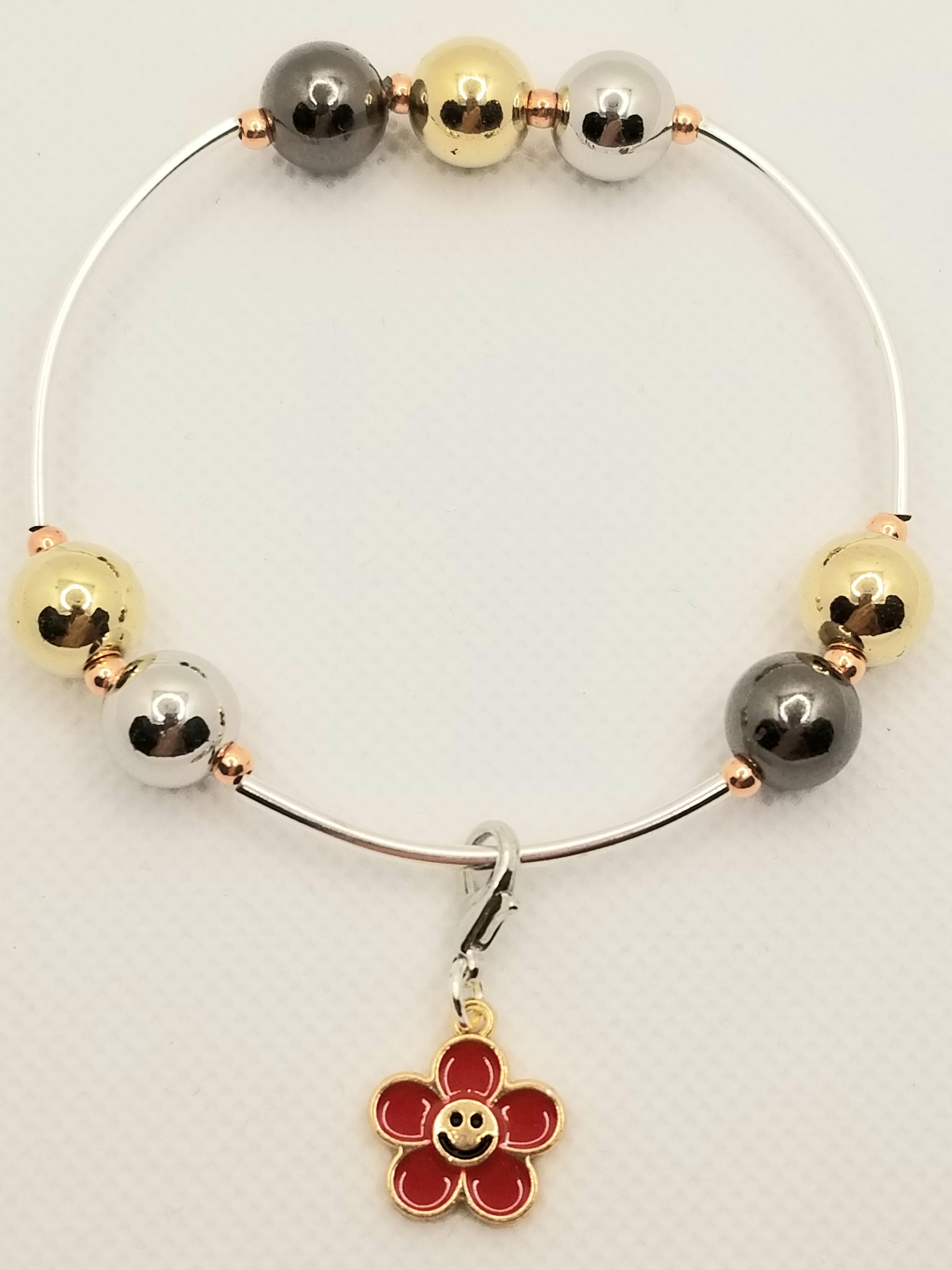 Variety of Metal Beads Bracelet (faith-based)