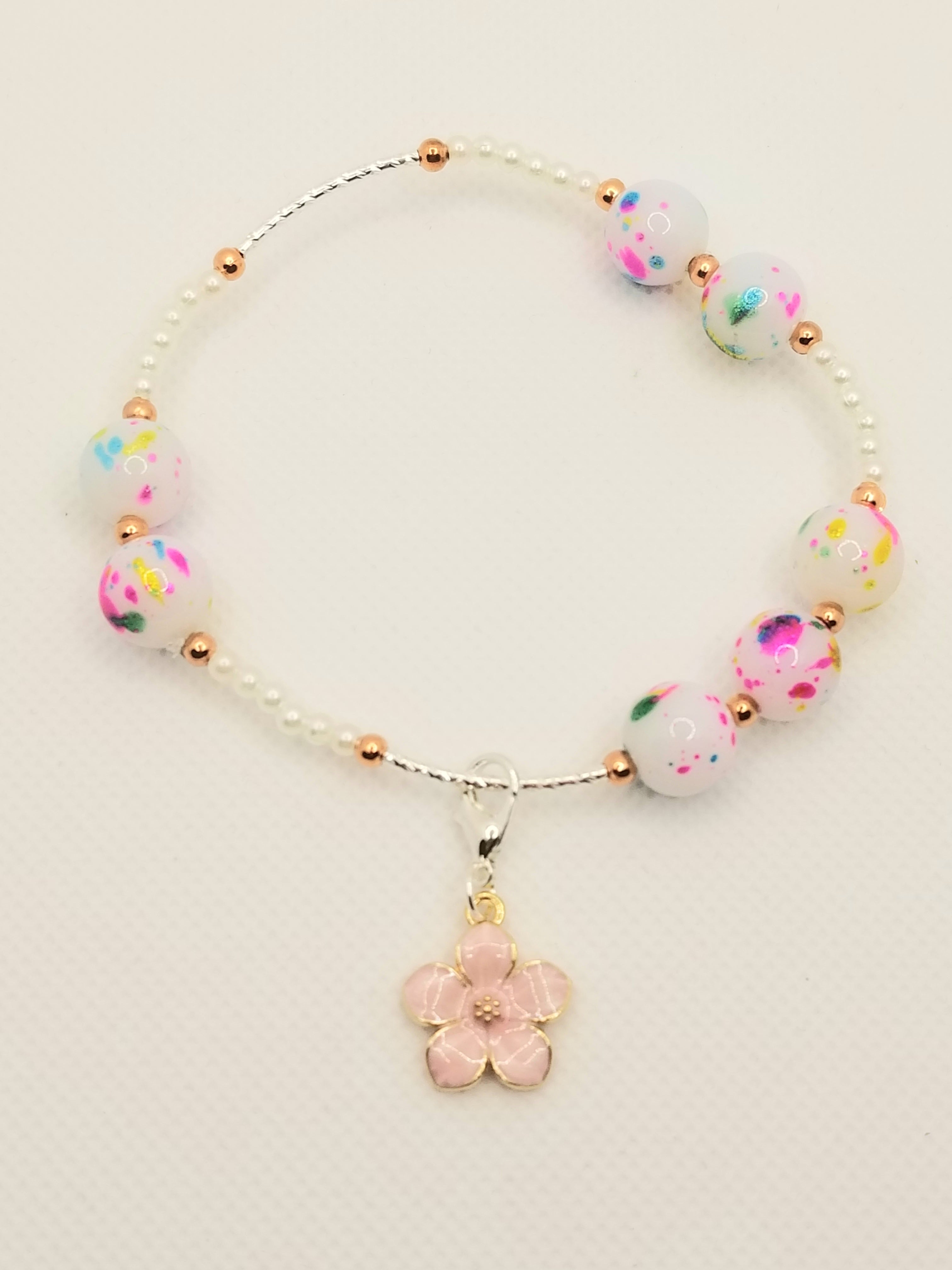Splatter with Colorful Fun Bracelet (faith-based)