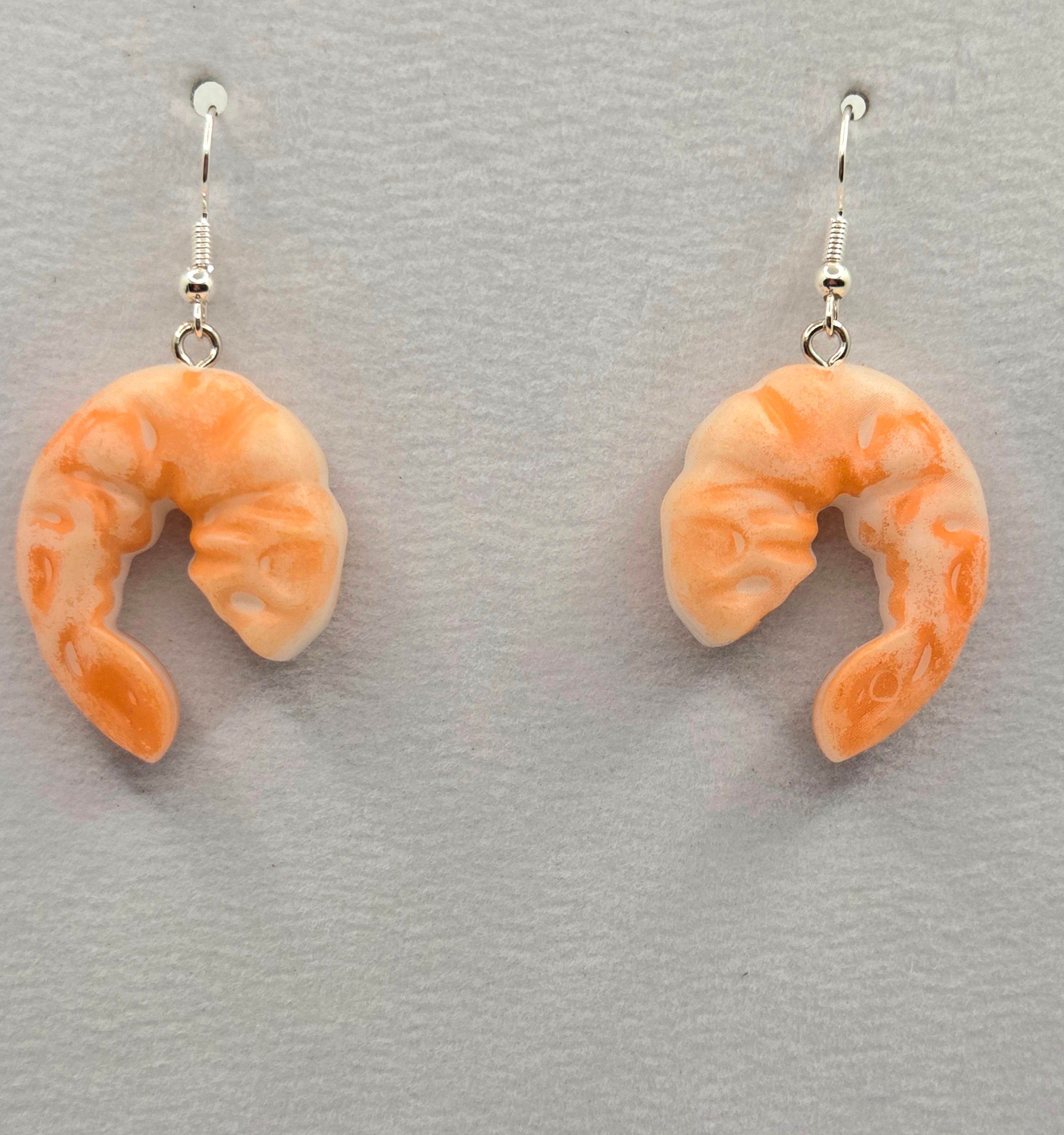 JUST FOR FUN BUNDLE: Shrimp Connoisseur Necklace & Earrings