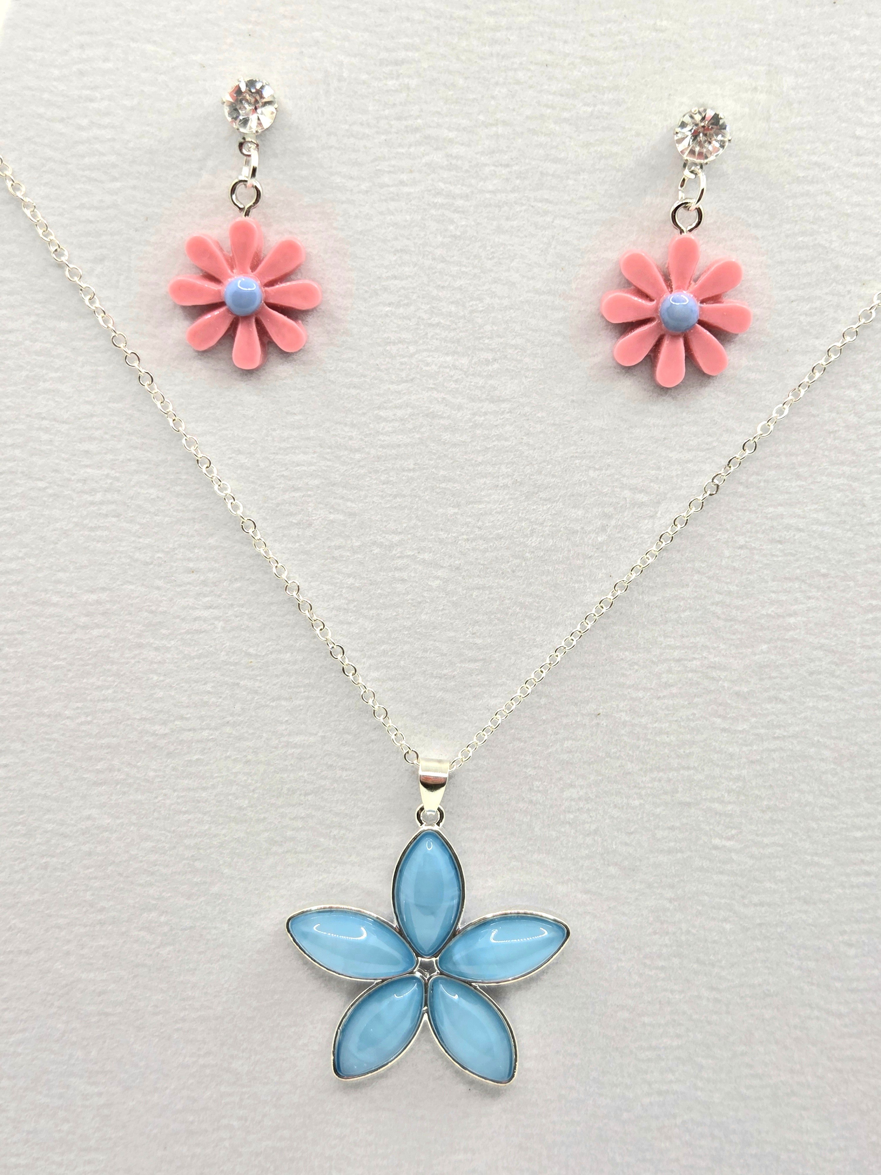 JUST FOR FUN BUNDLE: A Profusion of Lovely Blossoms Necklace & Earrings