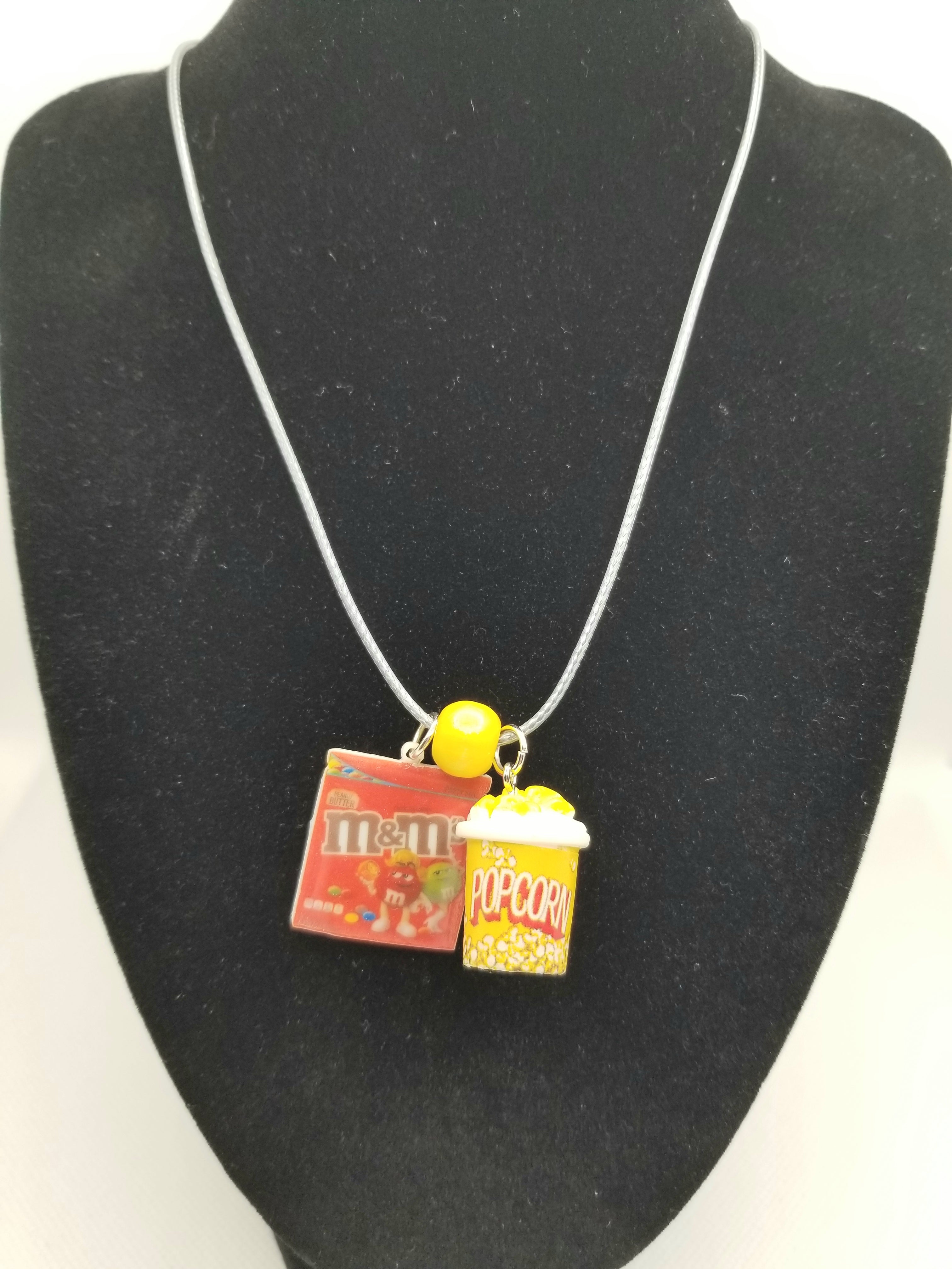 JUST FOR FUN BUNDLE: Whimsical Movie Fan Necklace & Earrings Set