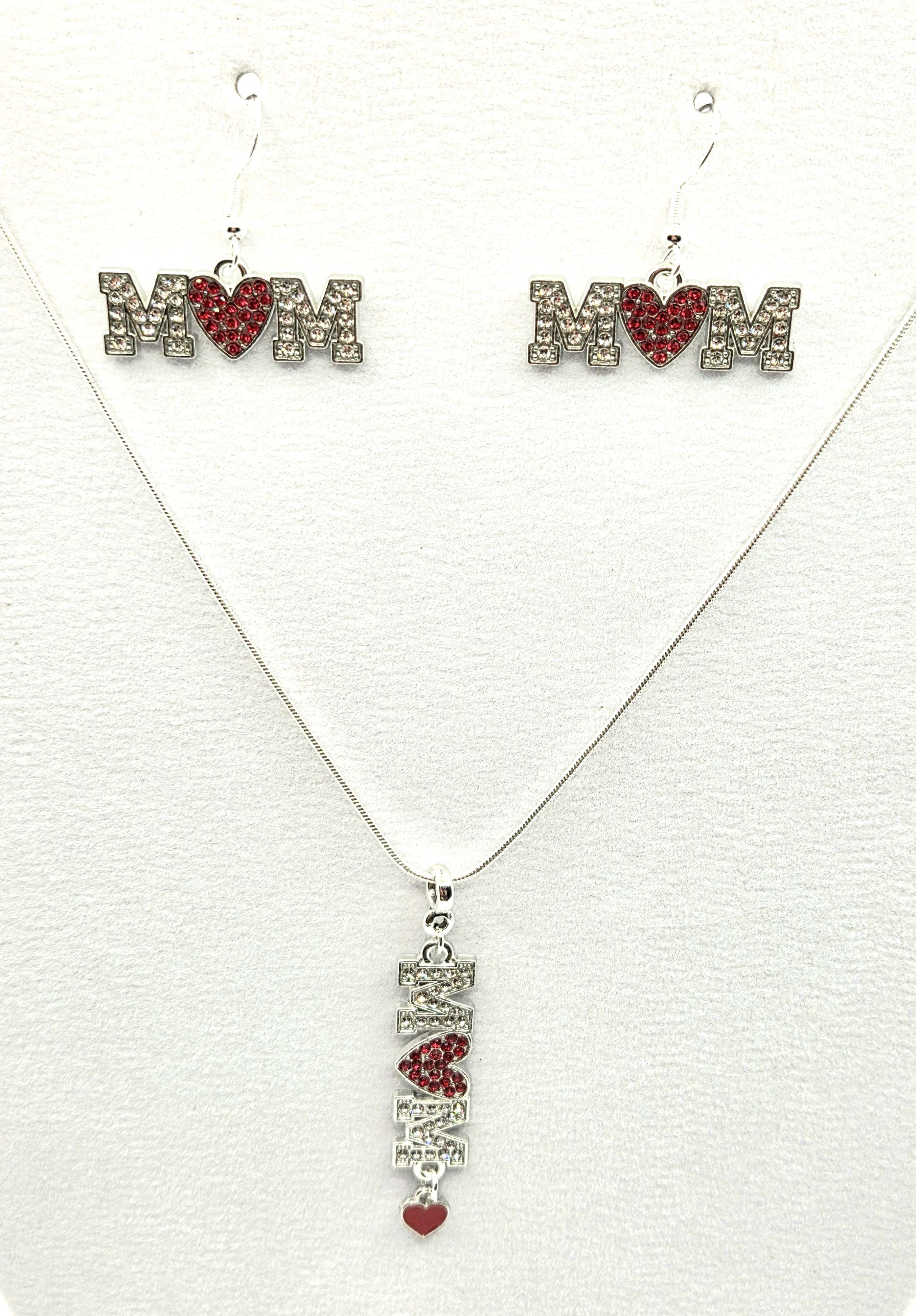 JUST FOR FUN BUNDLE: Love for MOM Necklace & Earrings Set