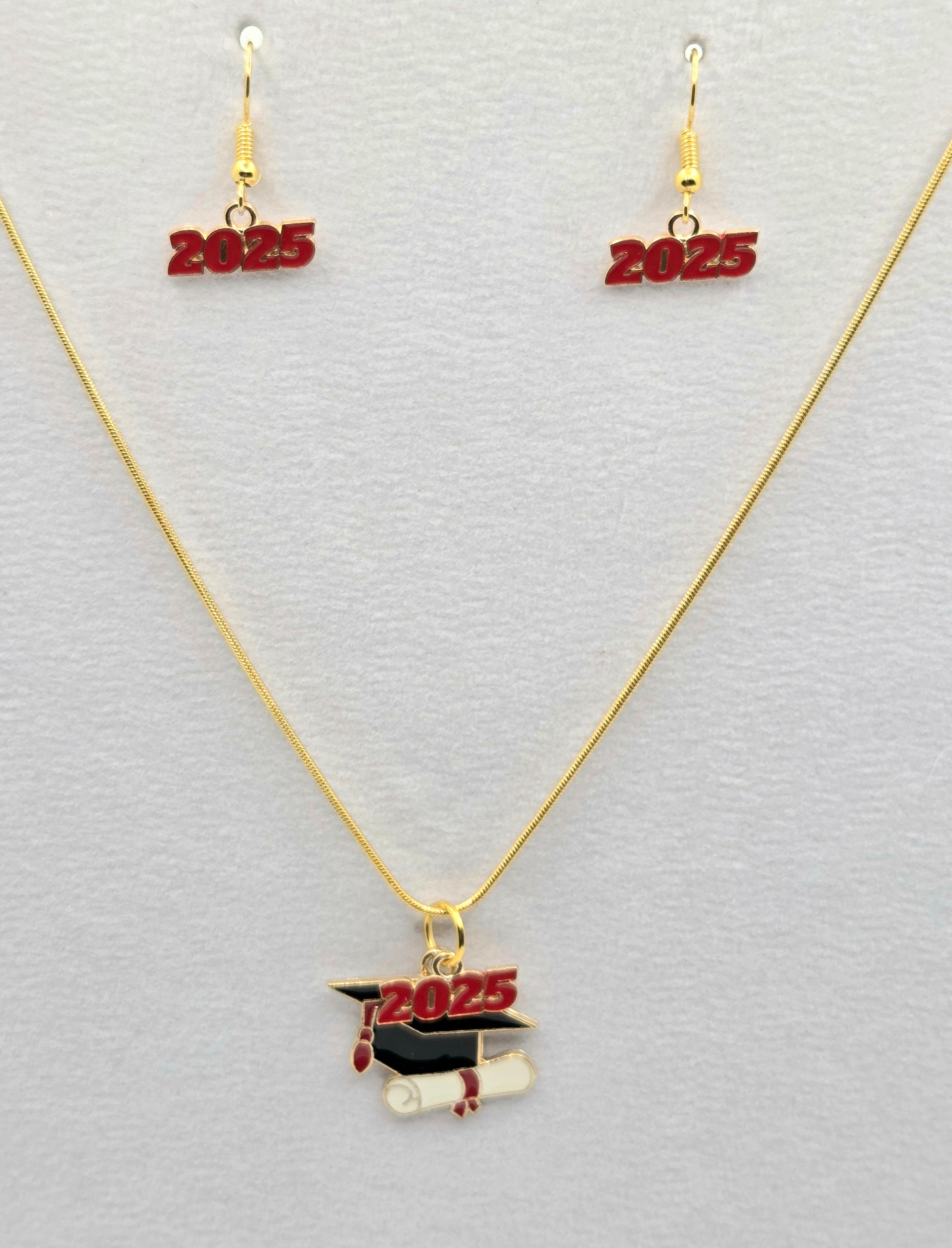 JUST FOR FUN BUNDLE: For the Graduate Necklace & Earrings Set