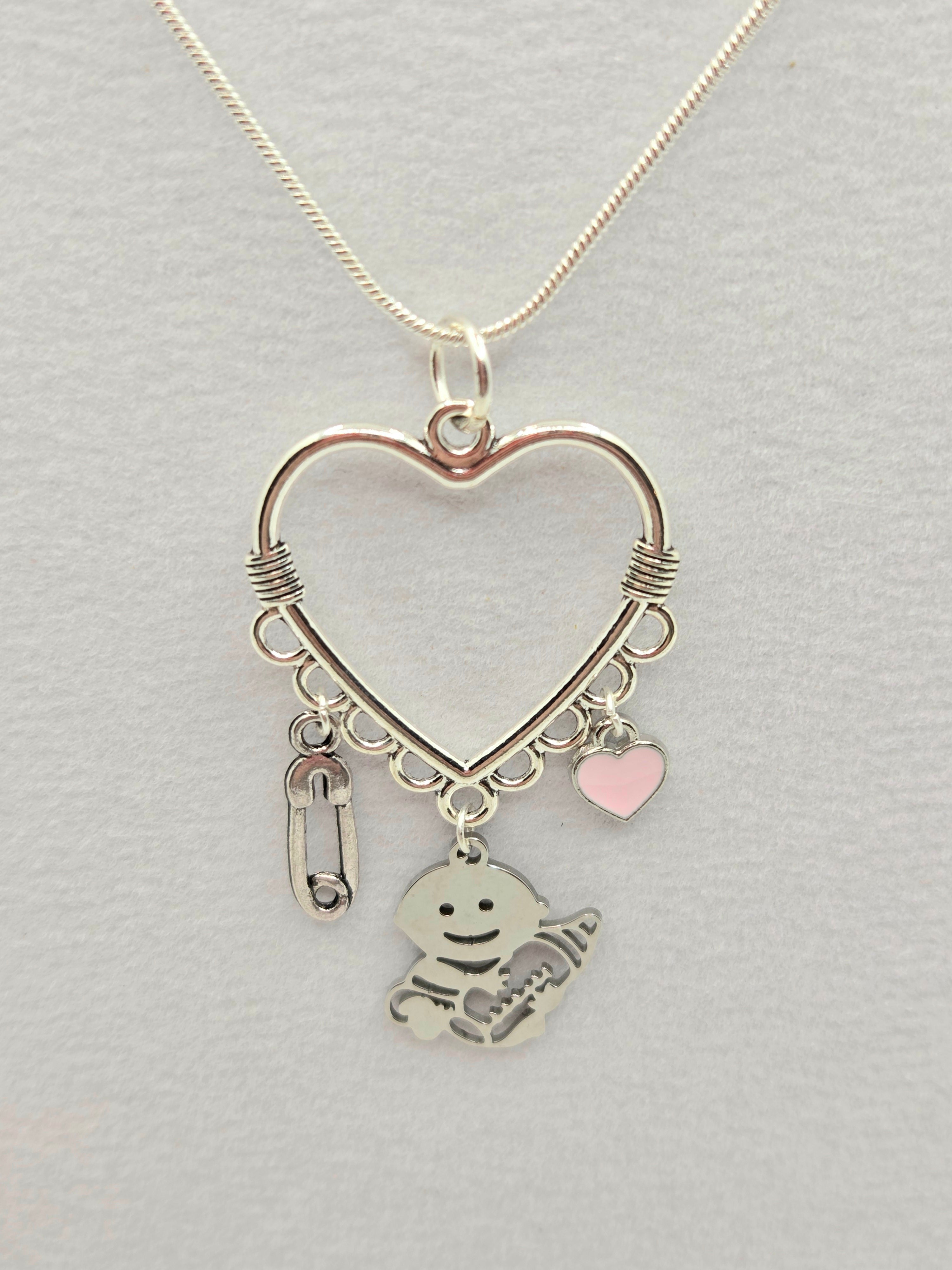 JUST FOR FUN BUNDLE: Baby GIRL Love Necklace & Earrings Set