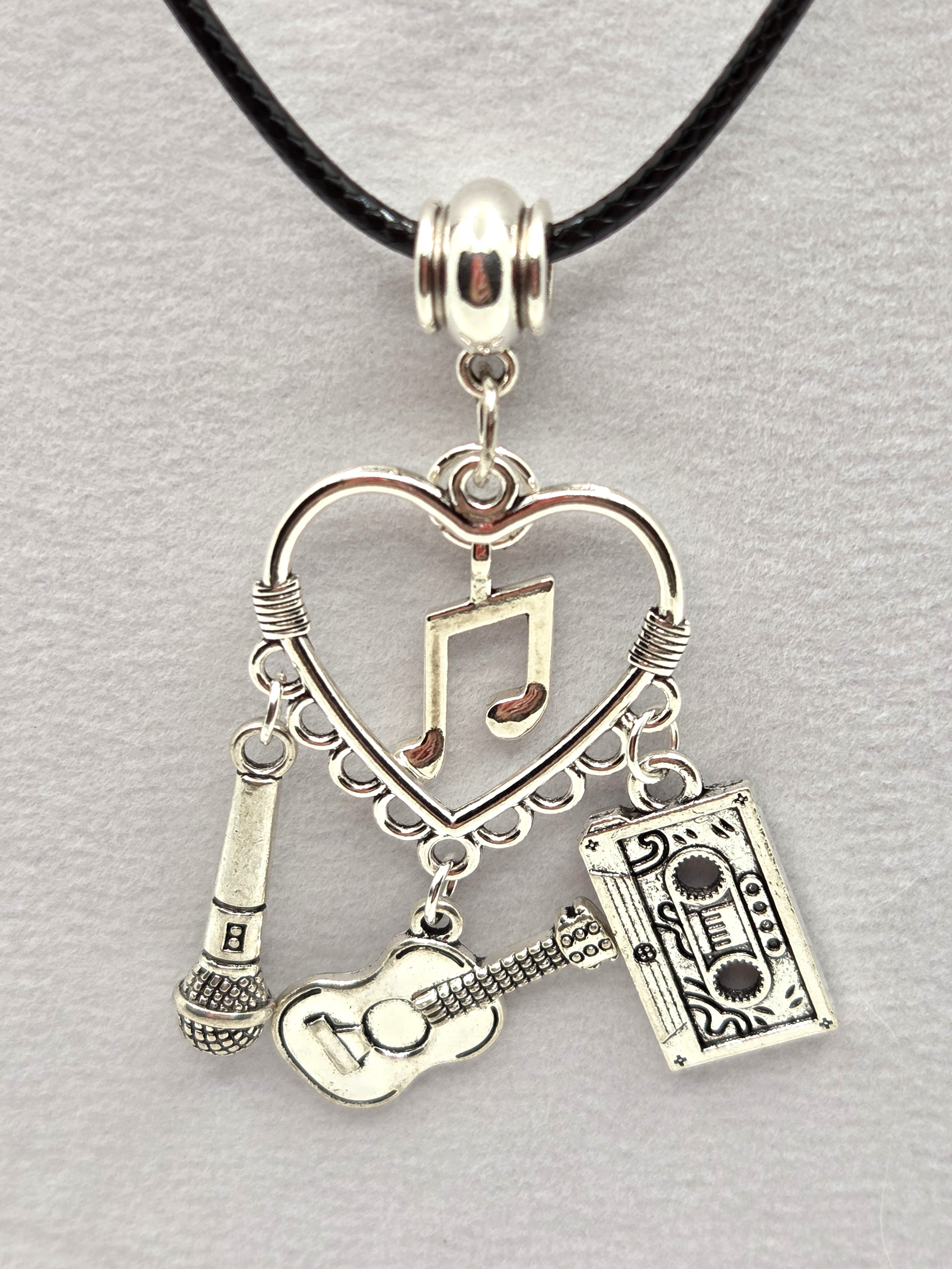 JUST FOR FUN BUNDLE: Love of Music Necklace & Earrings Set