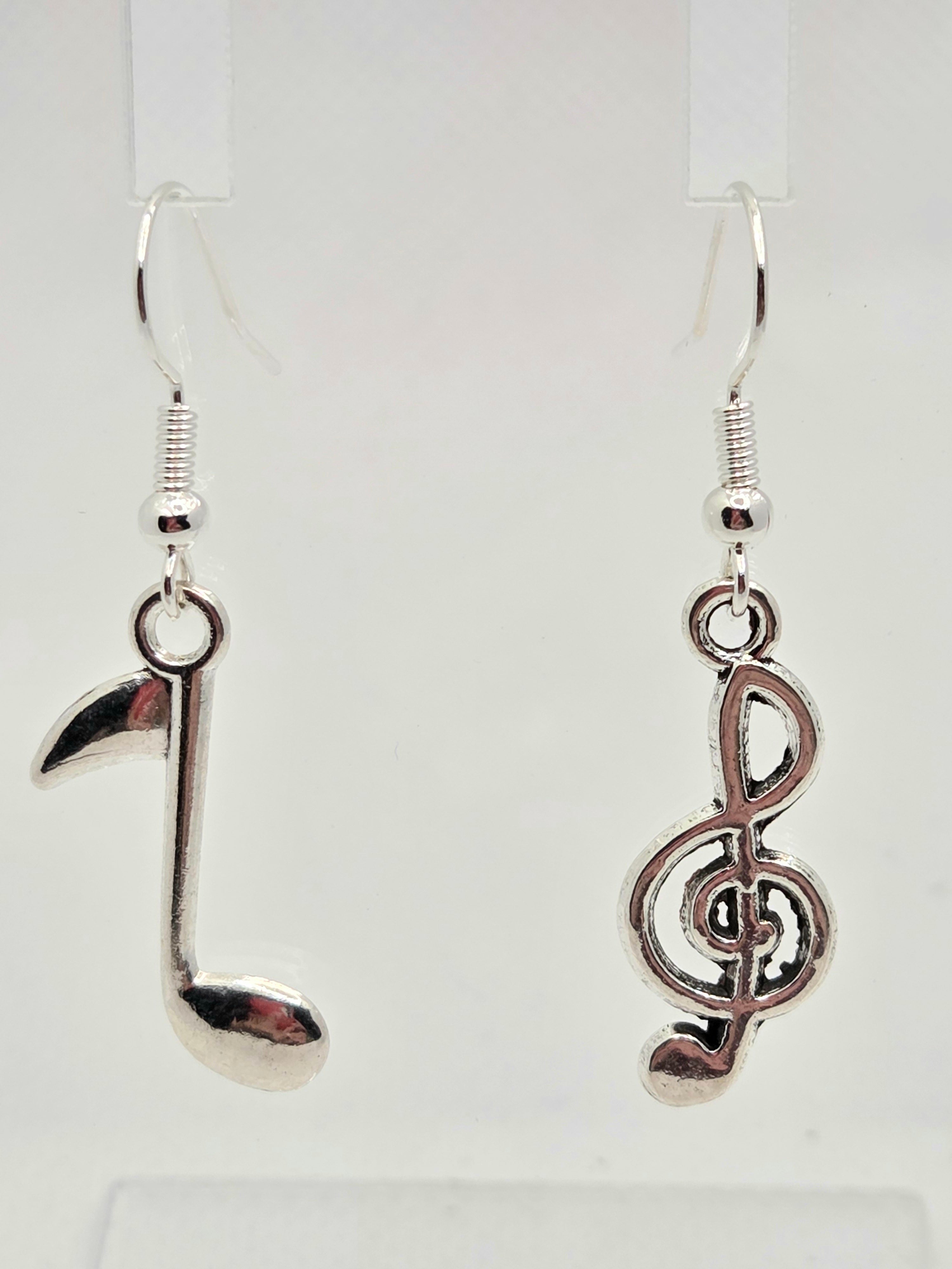 JUST FOR FUN BUNDLE: Love of Music Necklace & Earrings Set