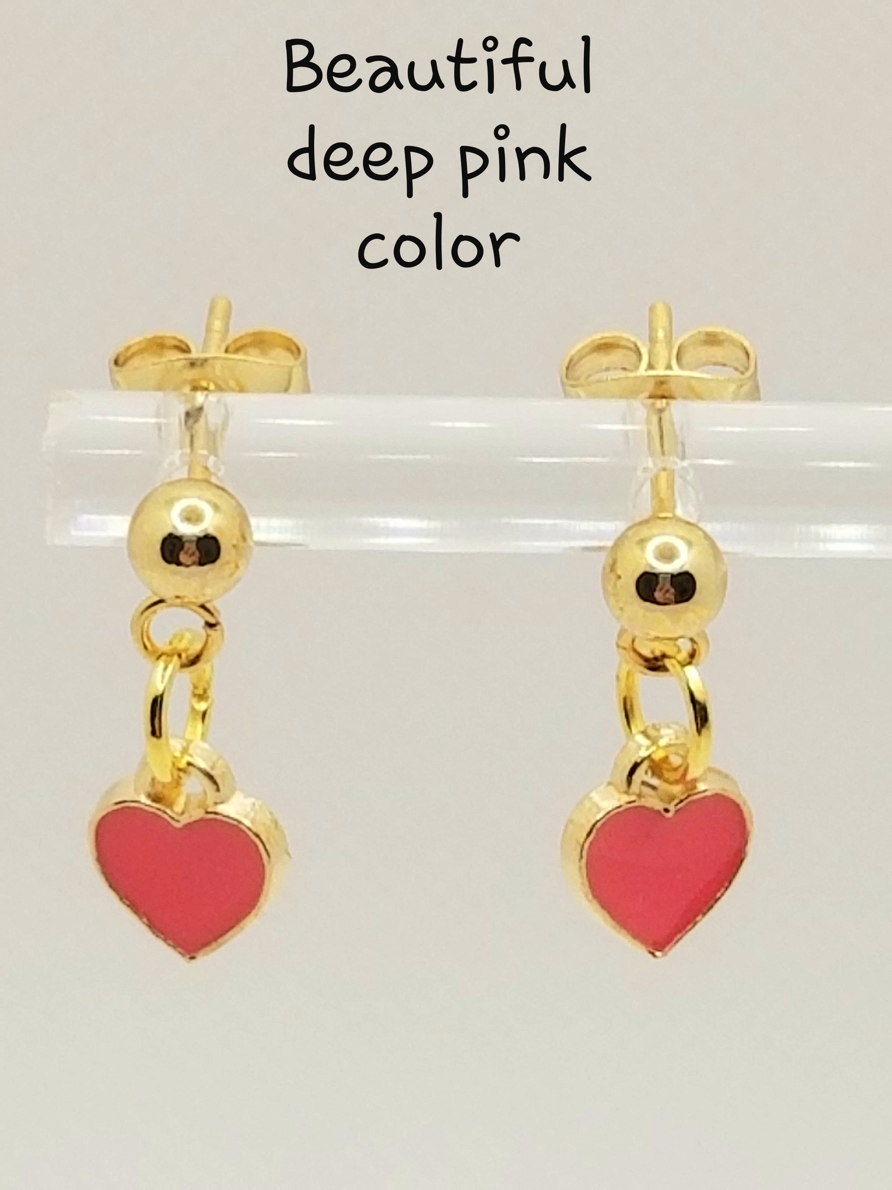 JUST FOR FUN BUNDLE: Pink Cartoon Kitty Necklace & Earrings Set