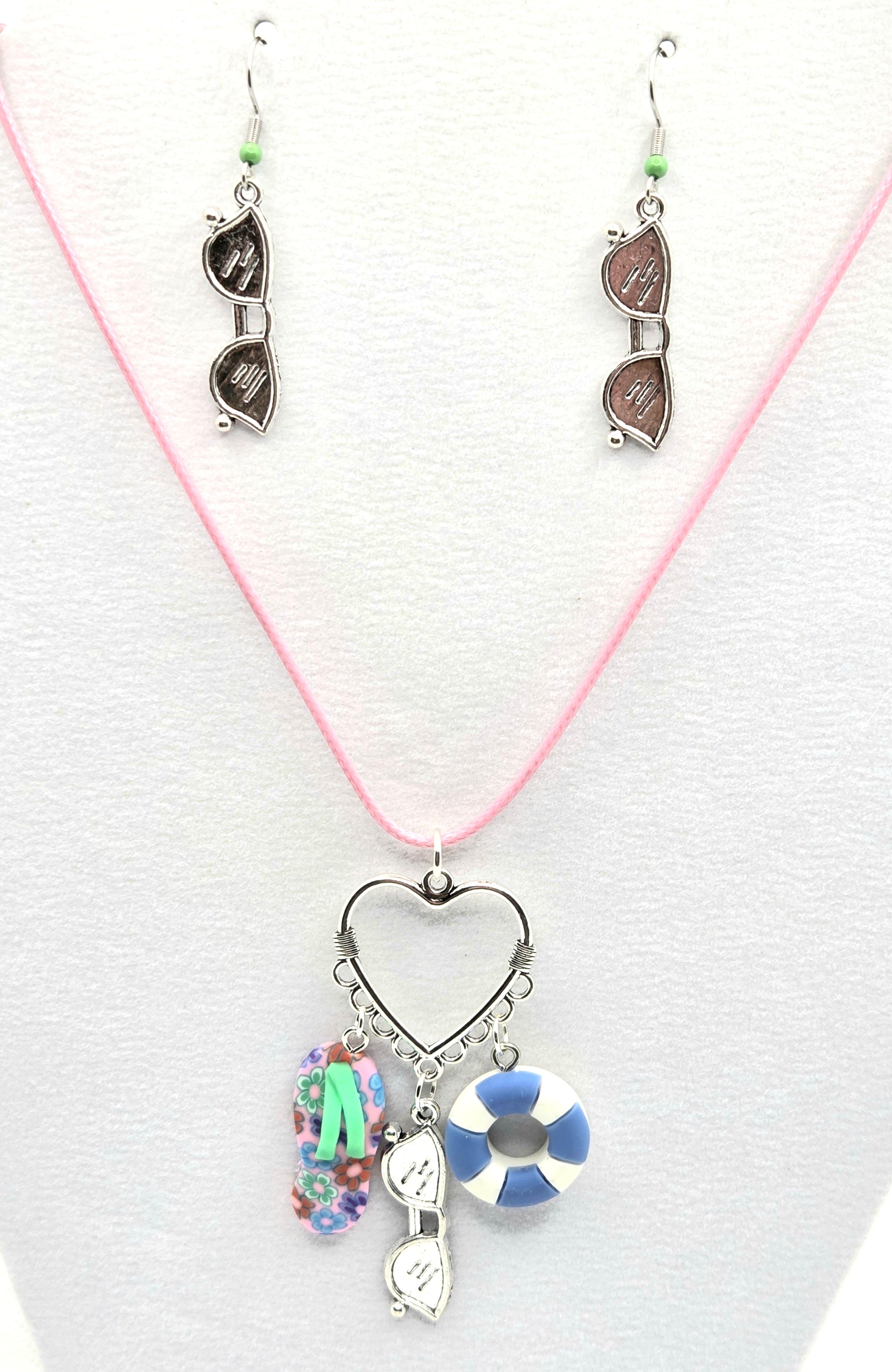 JUST FOR FUN BUNDLE: Lotsa Fun in the Sun Necklace & Earrings Set