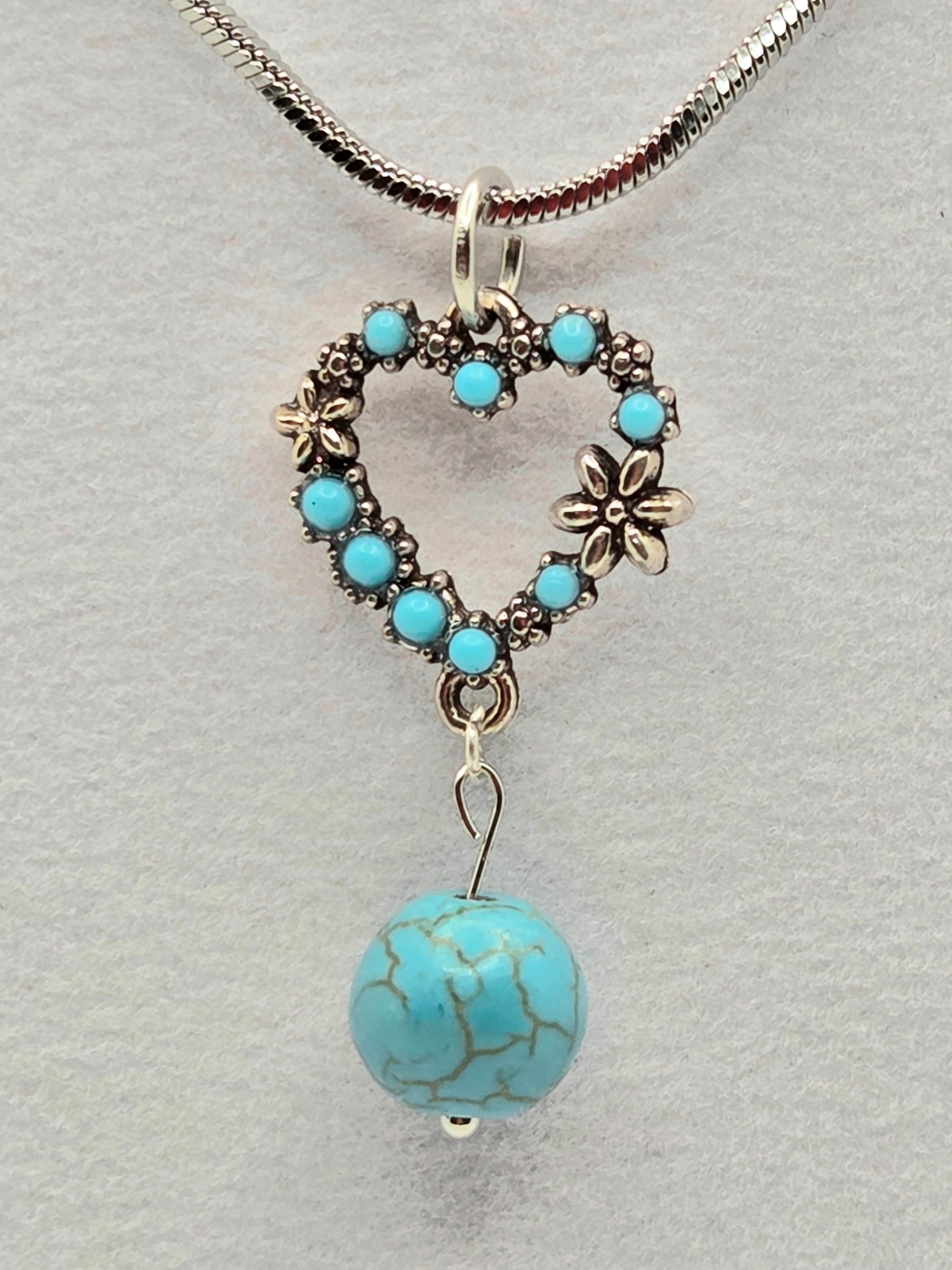 JUST FOR FUN BUNDLE: Terrific Turquoise Necklace & Earrings Set