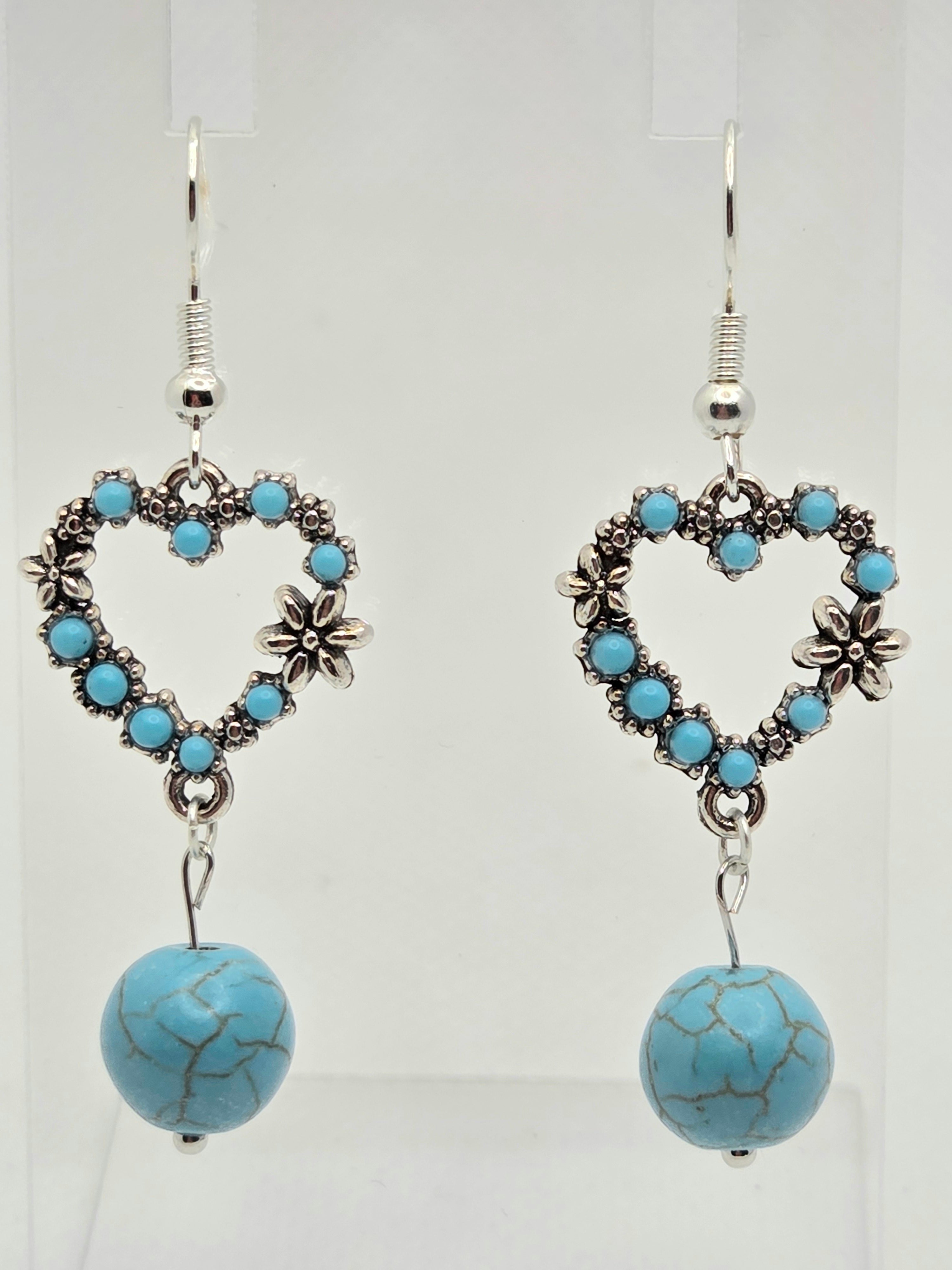 JUST FOR FUN BUNDLE: Terrific Turquoise Necklace & Earrings Set
