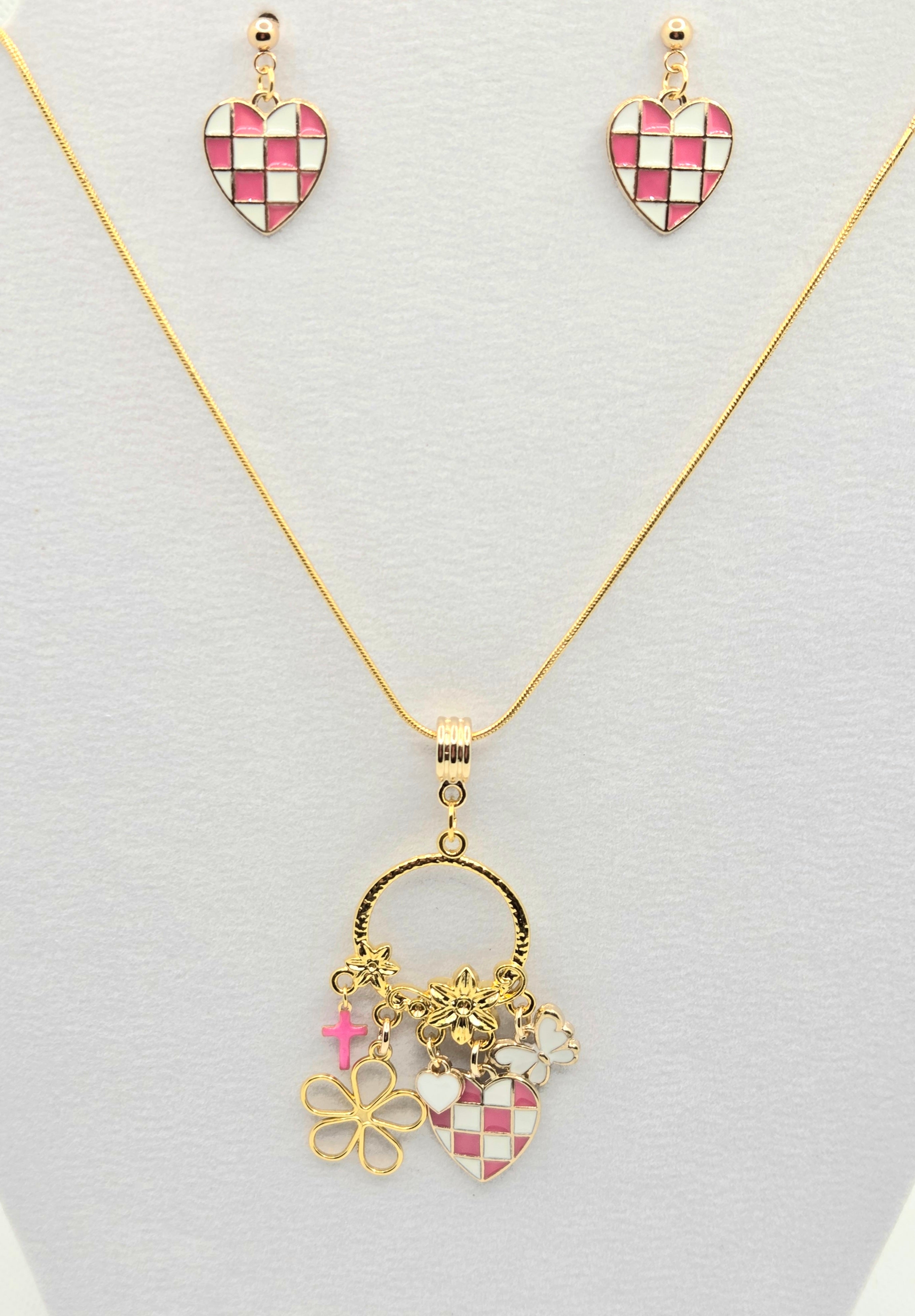 JUST FOR FUN BUNDLE: Glamour Galore Necklace & Earrings Set