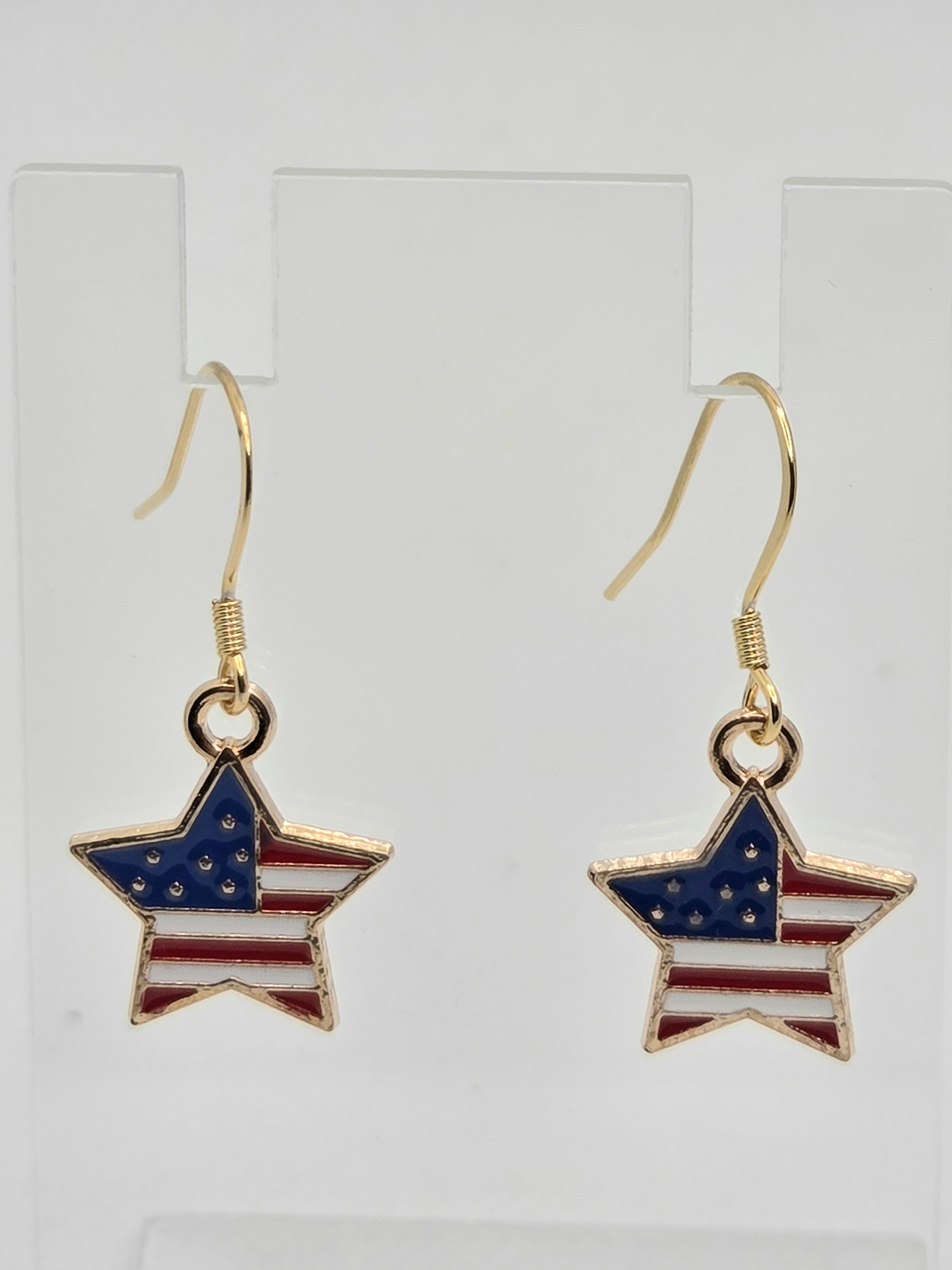 JUST FOR FUN BUNDLE: Honoring America Necklace & Earrings Set