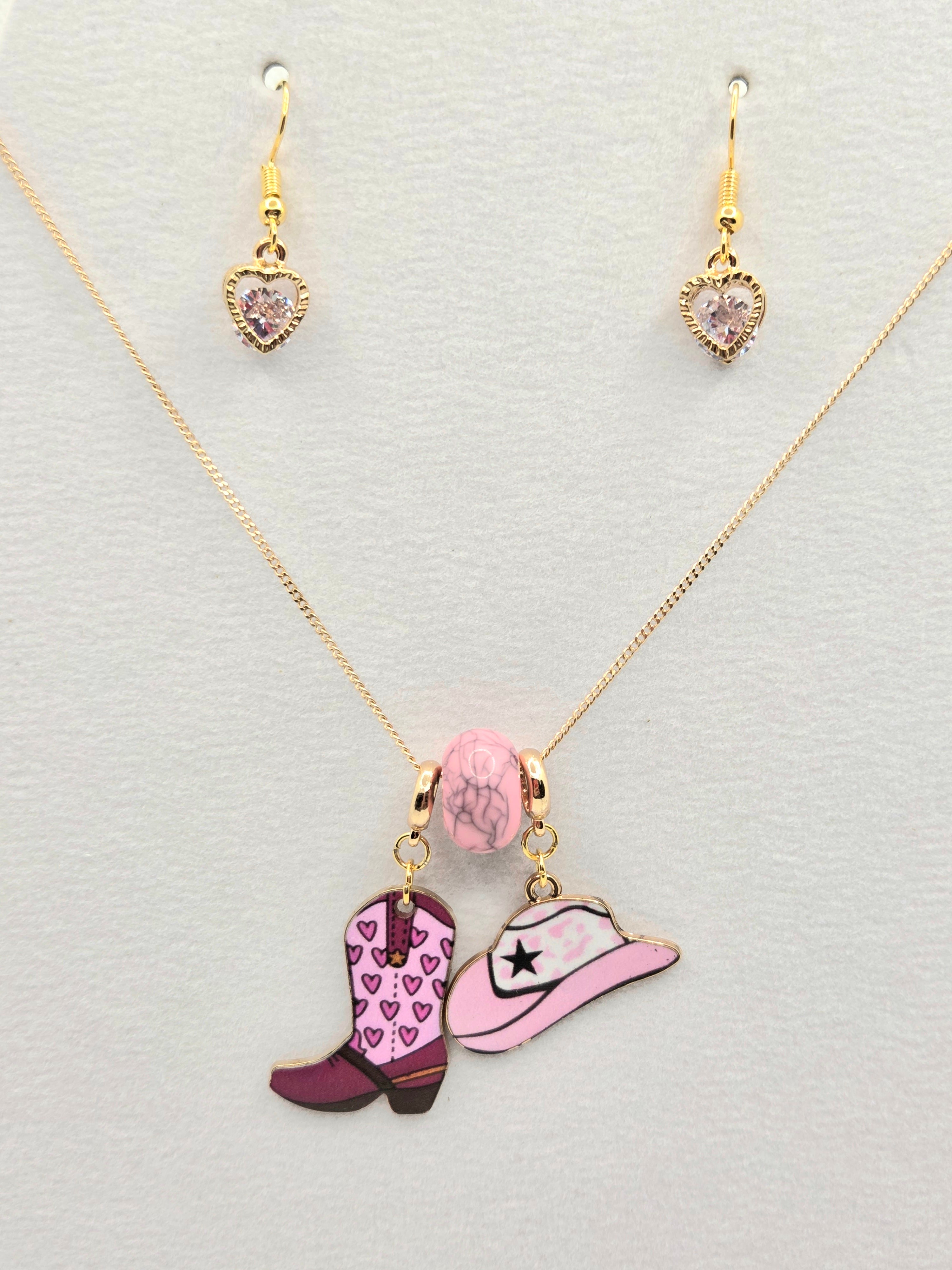 JUST FOR FUN BUNDLE: More Than A Fashion Statement Necklace & Earrings Set