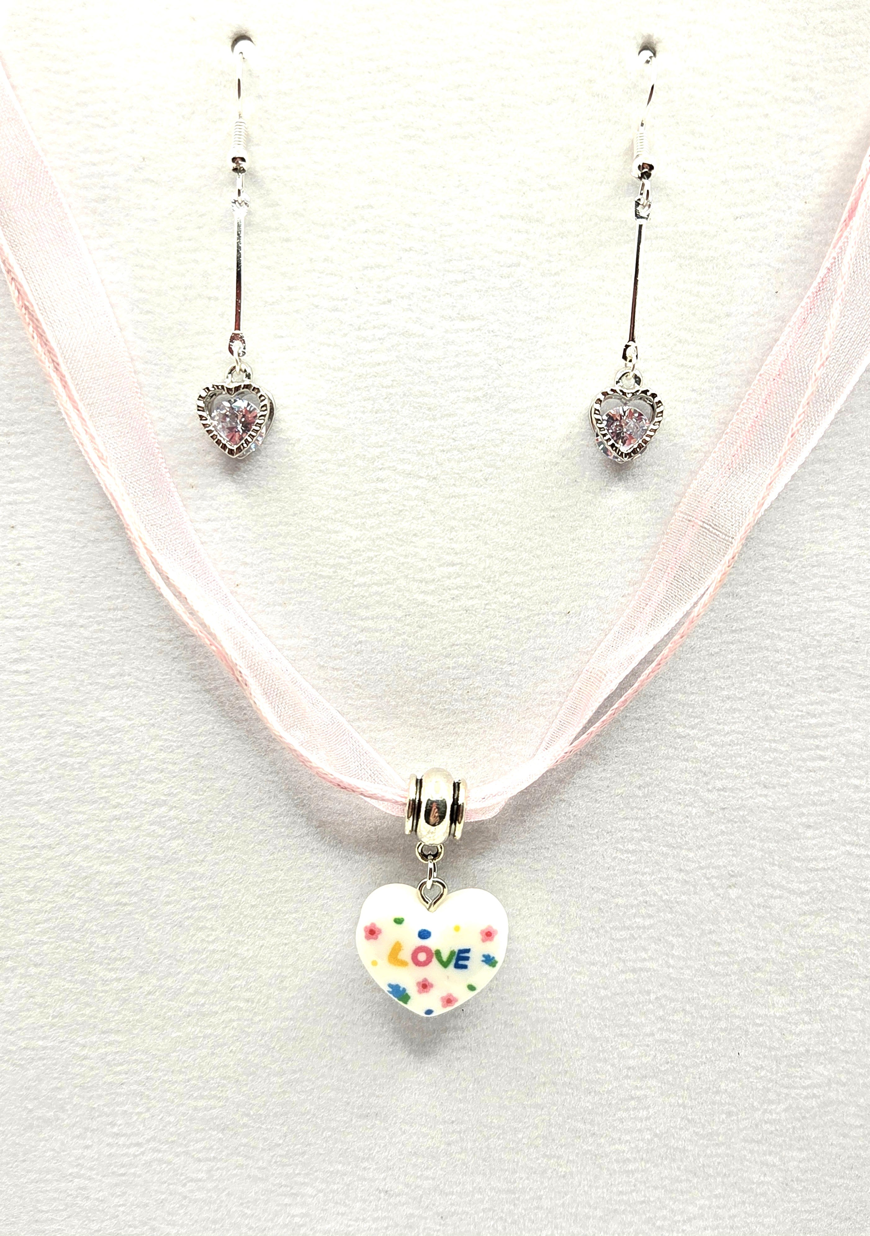 JUST FOR FUN BUNDLE: LOVE OTHERS! Necklace & Earrings Set