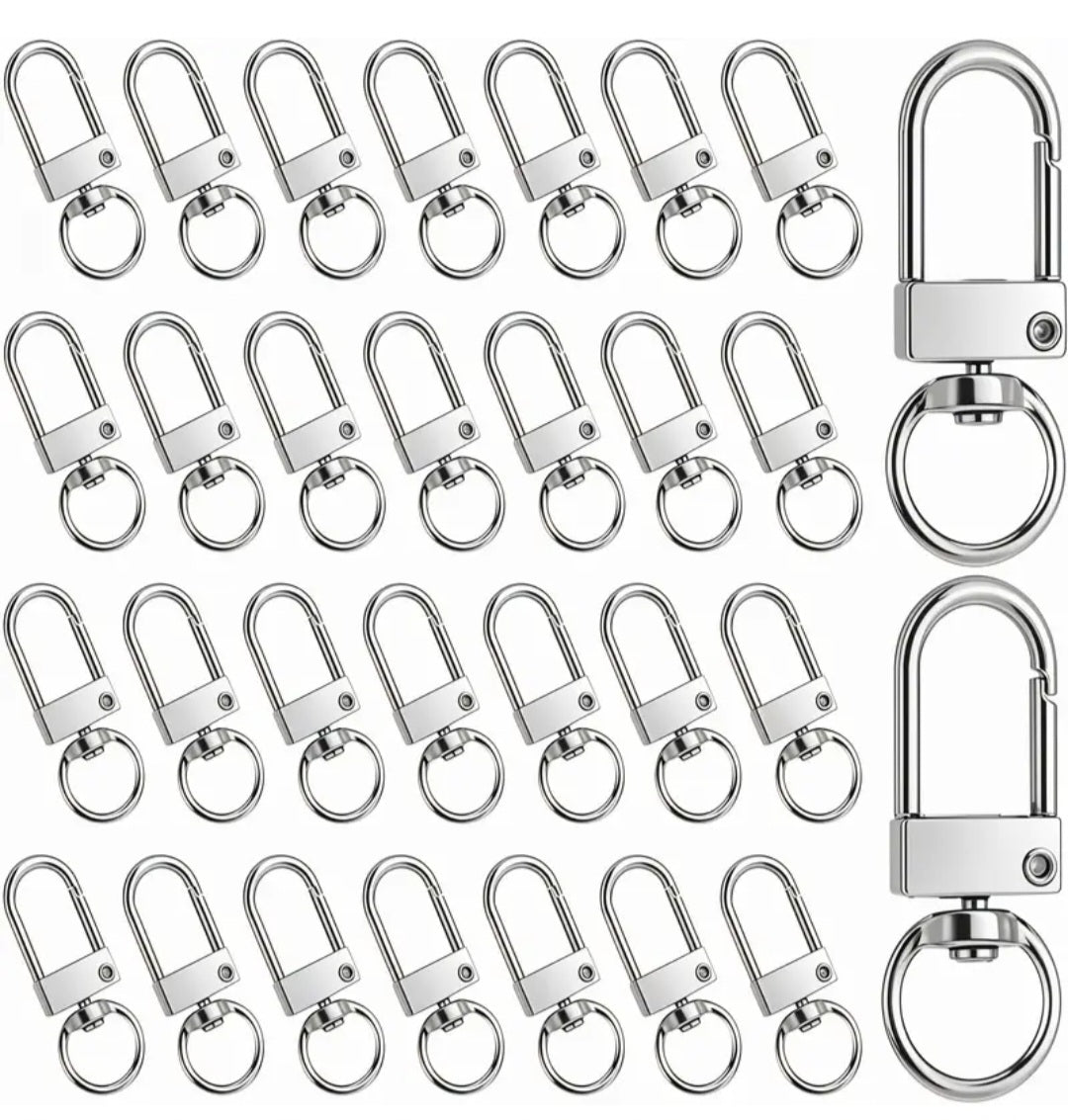 JUST FOR FUN - Metal Clips for Keychain (two styles)