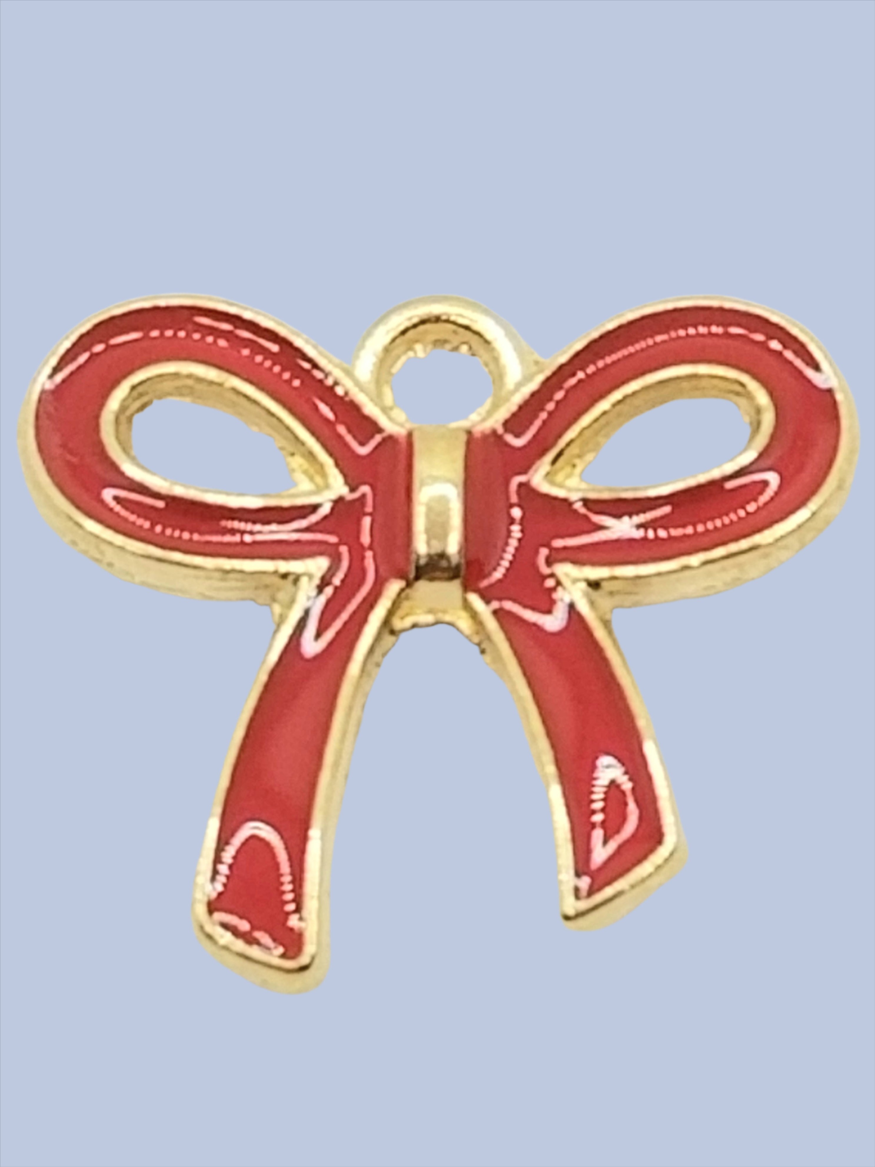 Red Bow Tied Dangle