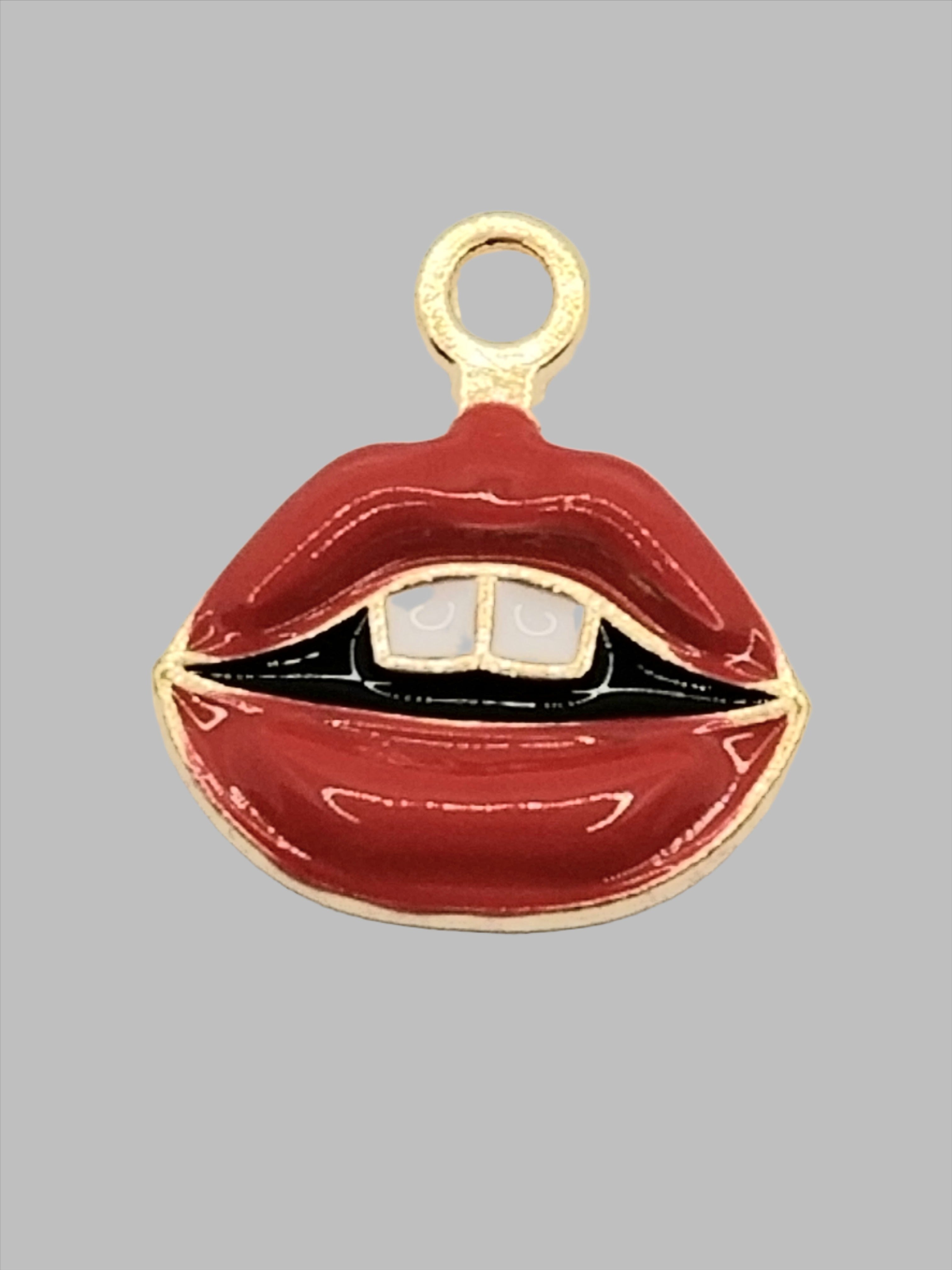 Red Lips (Showing Teeth) Dangle